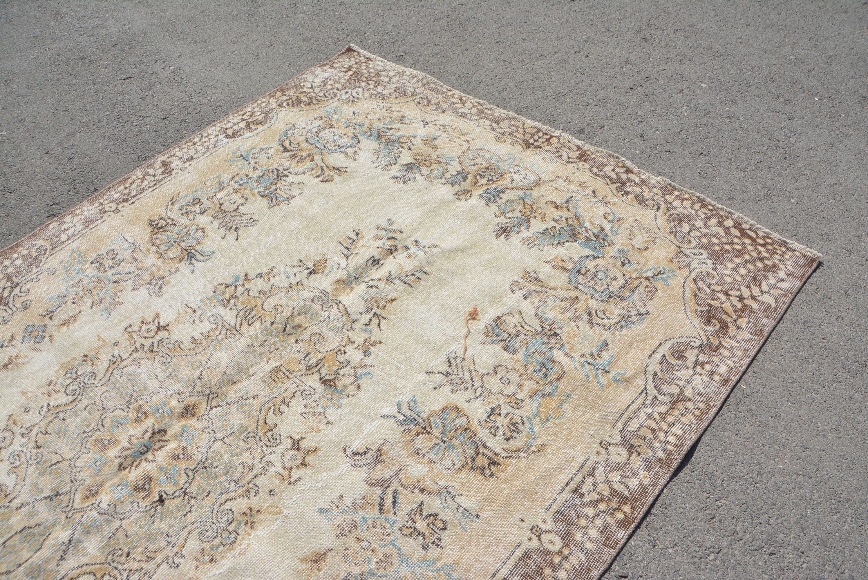 Living Room Rug, Rugs for Dining Room, Bedroom Rug, Vintage Rug, Turkish Rugs, Moroccan Rug, 5.9x9.8 ft Large Rugs, Dining Room Rugs
