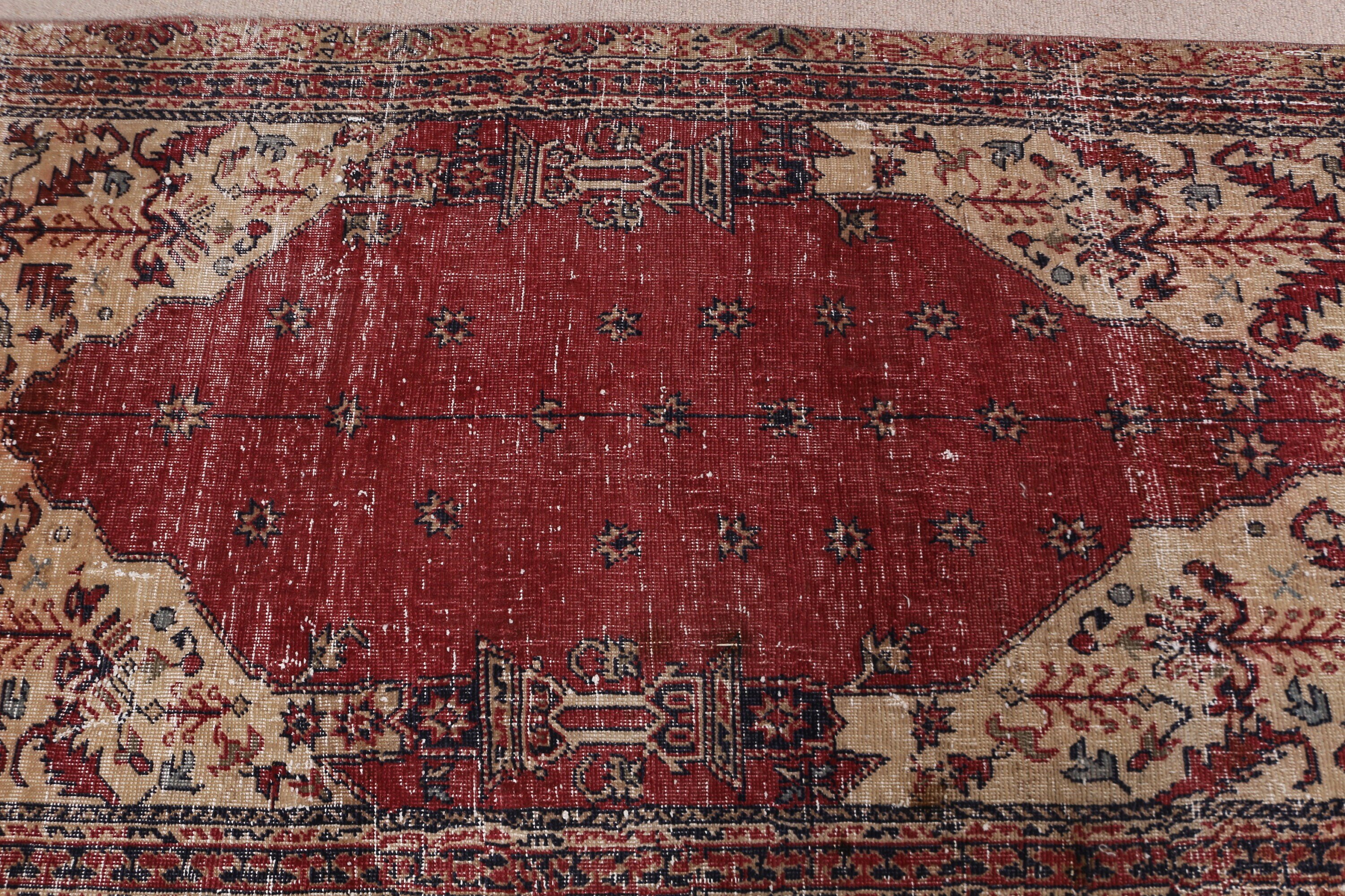 Koridor Halıları, Bej Mutfak Halısı, Ev Dekorasyonu Halısı, Vintage Halılar, Merdiven Halısı, 3x8,1 ft Yolluk Halısı, Türk Halısı, Sessiz Halı, Havalı Halı