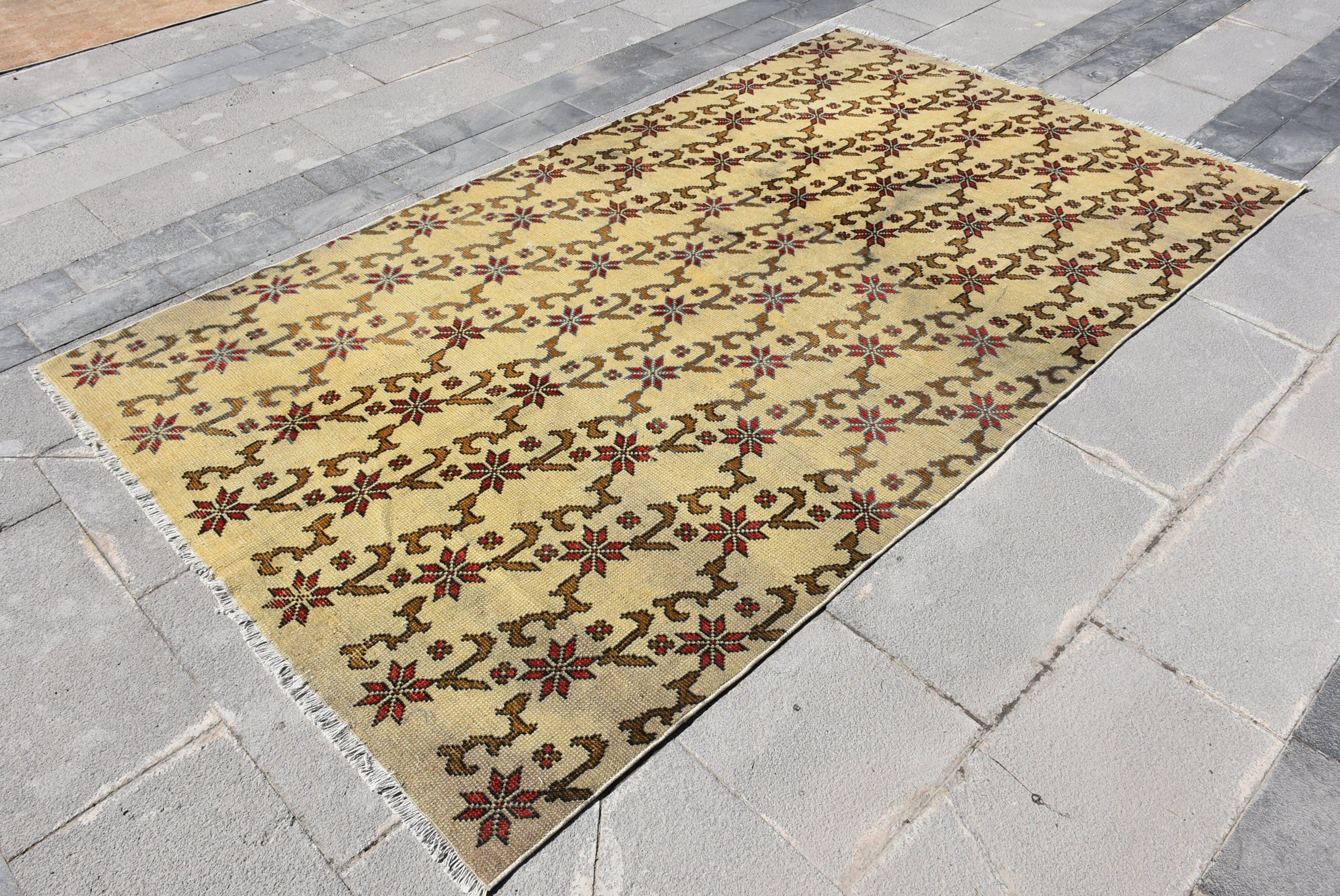 Havalı Halılar, Vintage Halı, Çocuk Odası Halıları, Retro Halılar, Yatak Odası Halıları, 4,8x8,3 ft Alan Halıları, Bej Mutfak Halıları, Türk Halısı, İç Mekan Halısı