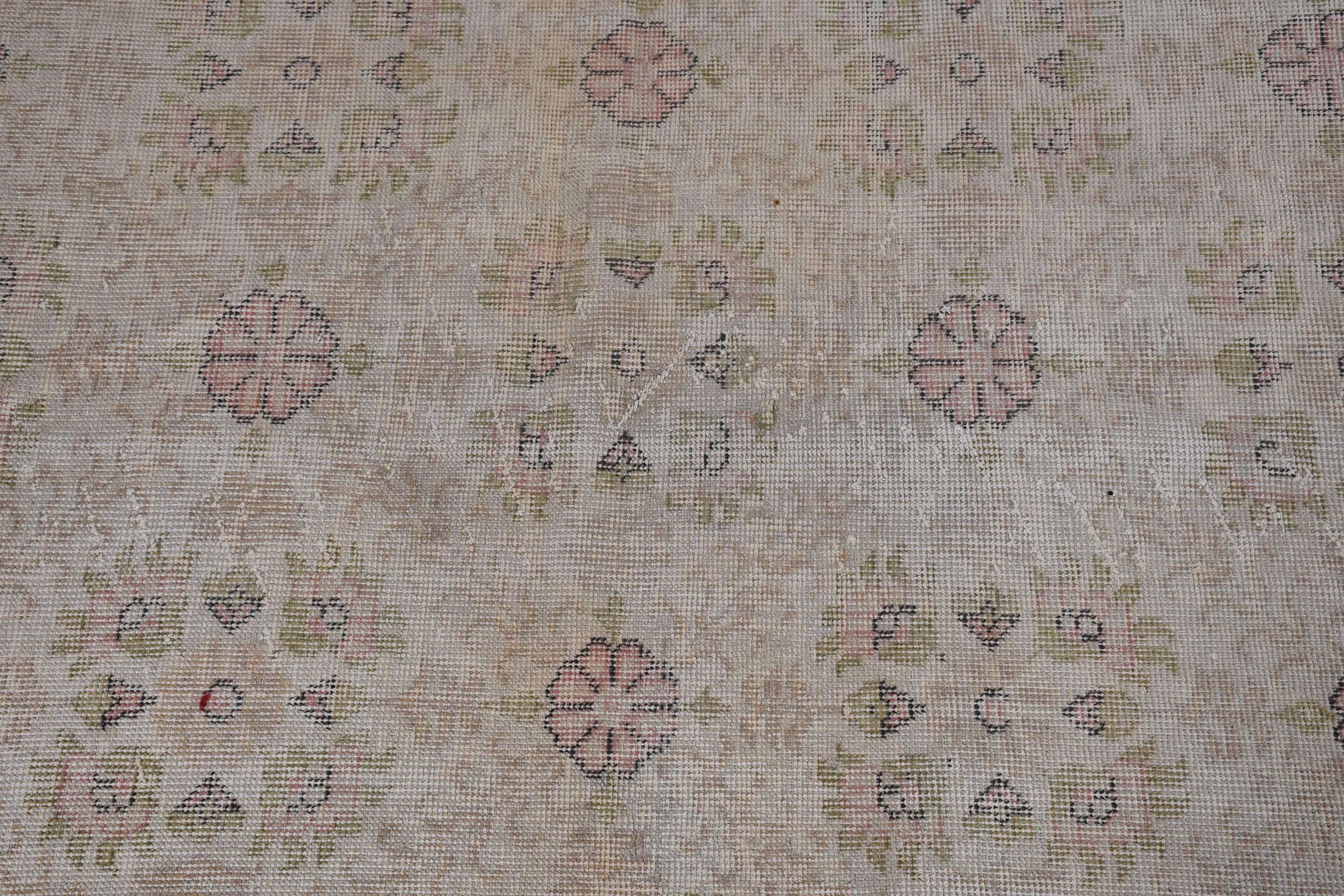Old Rug, Moroccan Rugs, 3.1x6.5 ft Accent Rug, Vintage Rug, Cool Rugs, Turkish Rugs, Rugs for Entry, Outdoor Rug, Kitchen Rugs, Entry Rugs