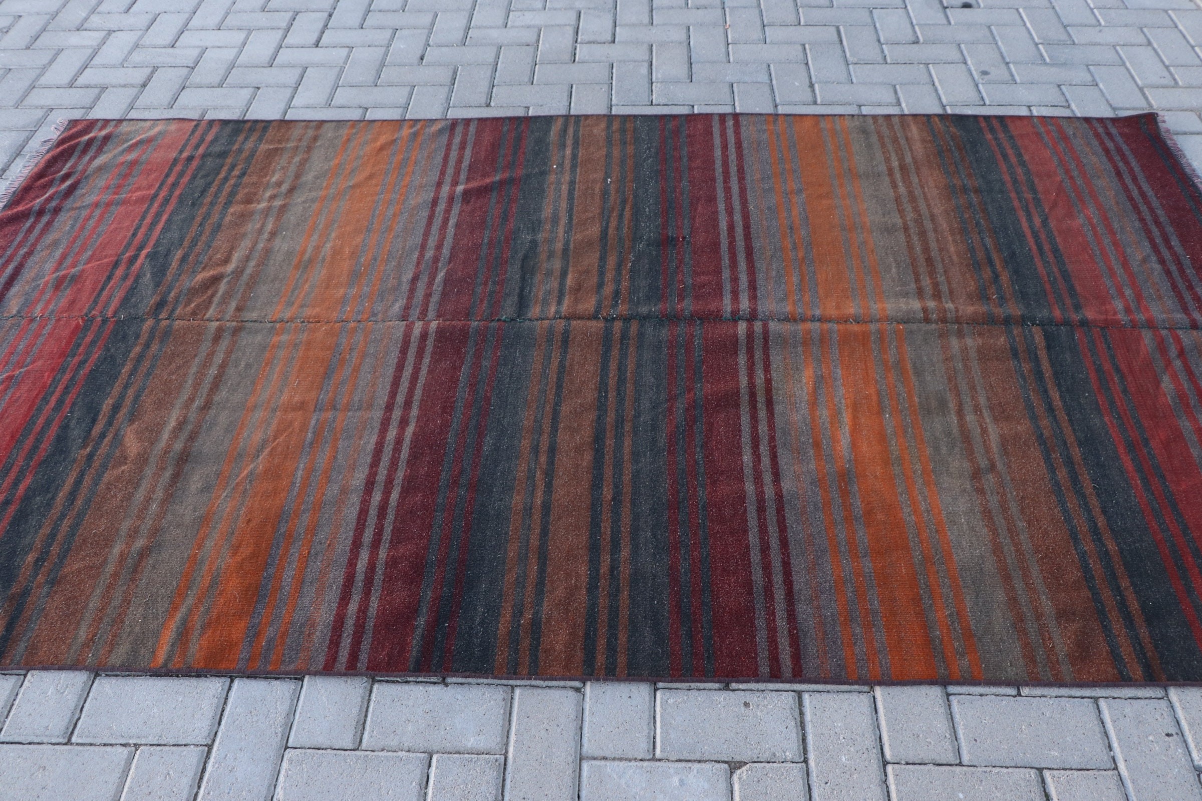 Salon Halısı, Mor Ev Dekorasyonu Halısı, Vintage Halılar, Oturma Odası Halısı, Kilim, Türk Halısı, Mutfak Halıları, Havalı Halılar, 4,7x8,6 ft Büyük Halılar