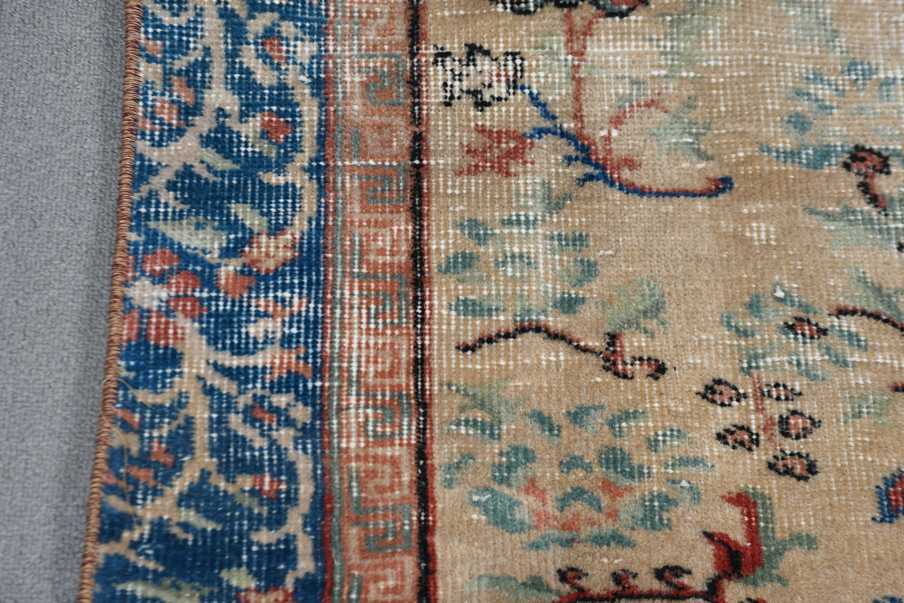 3.3x4.5 ft Küçük Halı, Mutfak Halıları, Türk Halısı, Duvara Asma Halılar, Fas Halısı, Vintage Halı, Kapı Paspas Halıları, Yeşil Fas Halısı