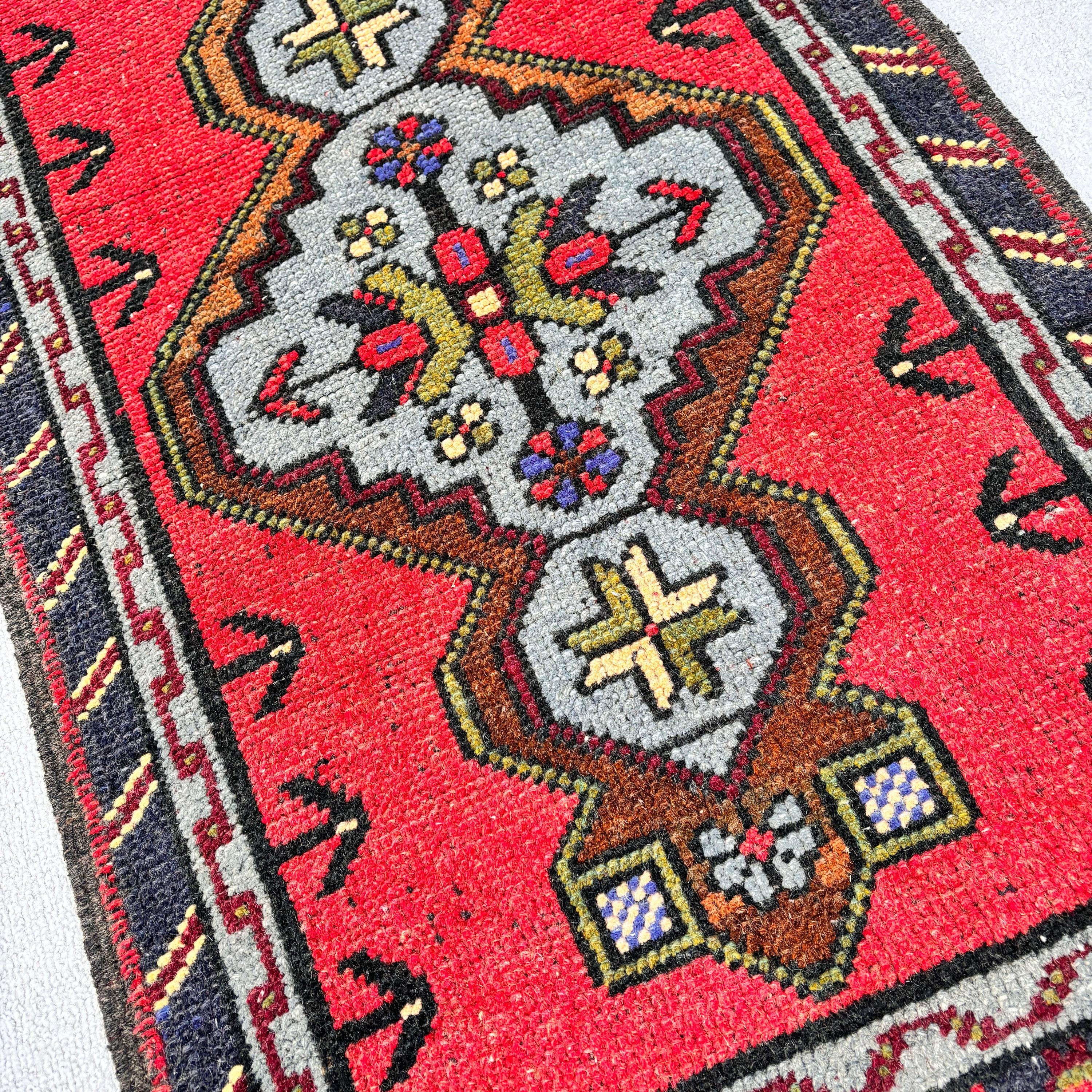 Anatolian Rug, Home Decor Rug, Bedroom Rugs, Turkish Rugs, Vintage Rugs, Green Modern Rugs, 1.8x3.1 ft Small Rug, Small Vintage Rugs