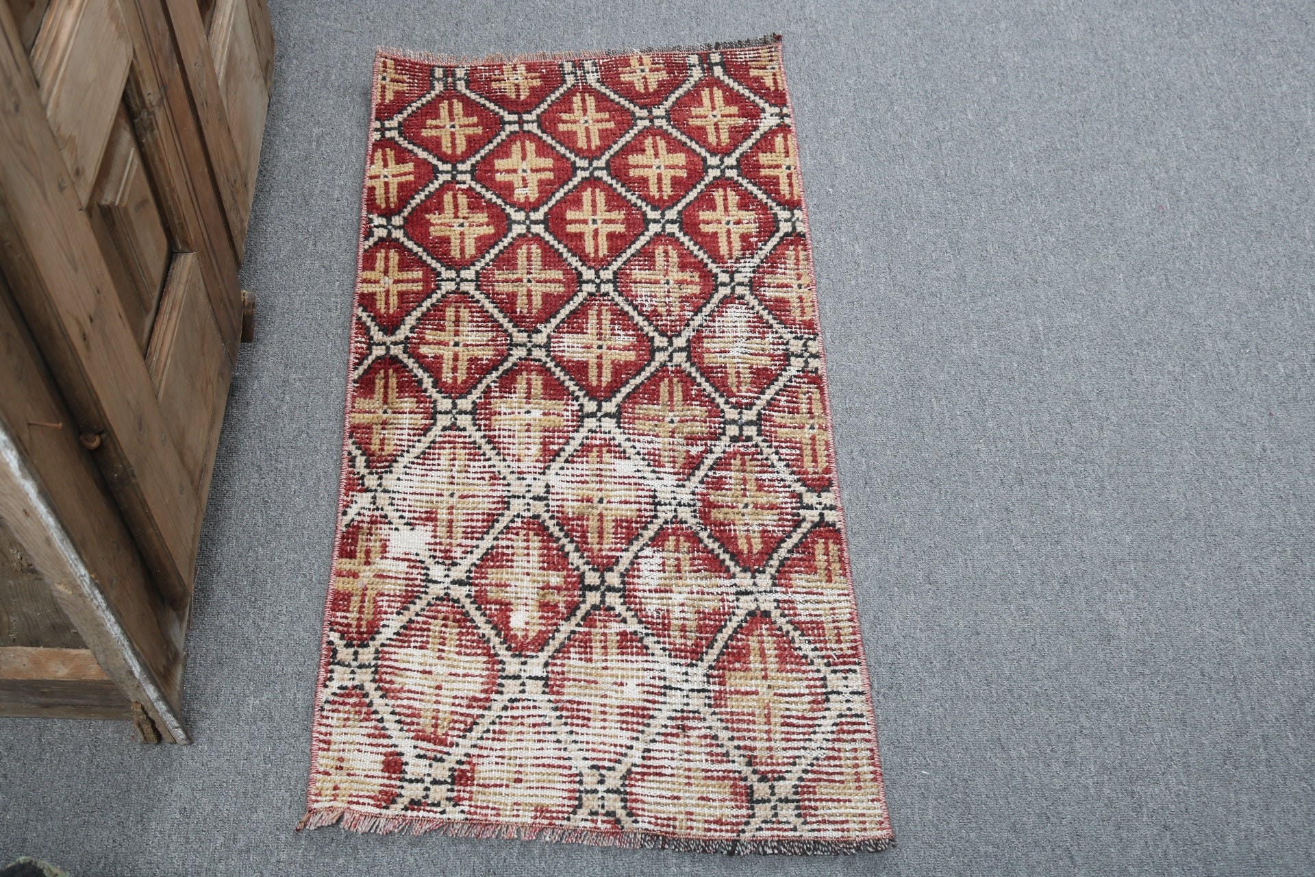 Mor Ev Dekor Halısı, Vintage Halılar, 1.6x3.2 ft Küçük Halı, Küçük Boho Halıları, Türk Halısı, Mutfak Halıları, Yatak Odası Halısı