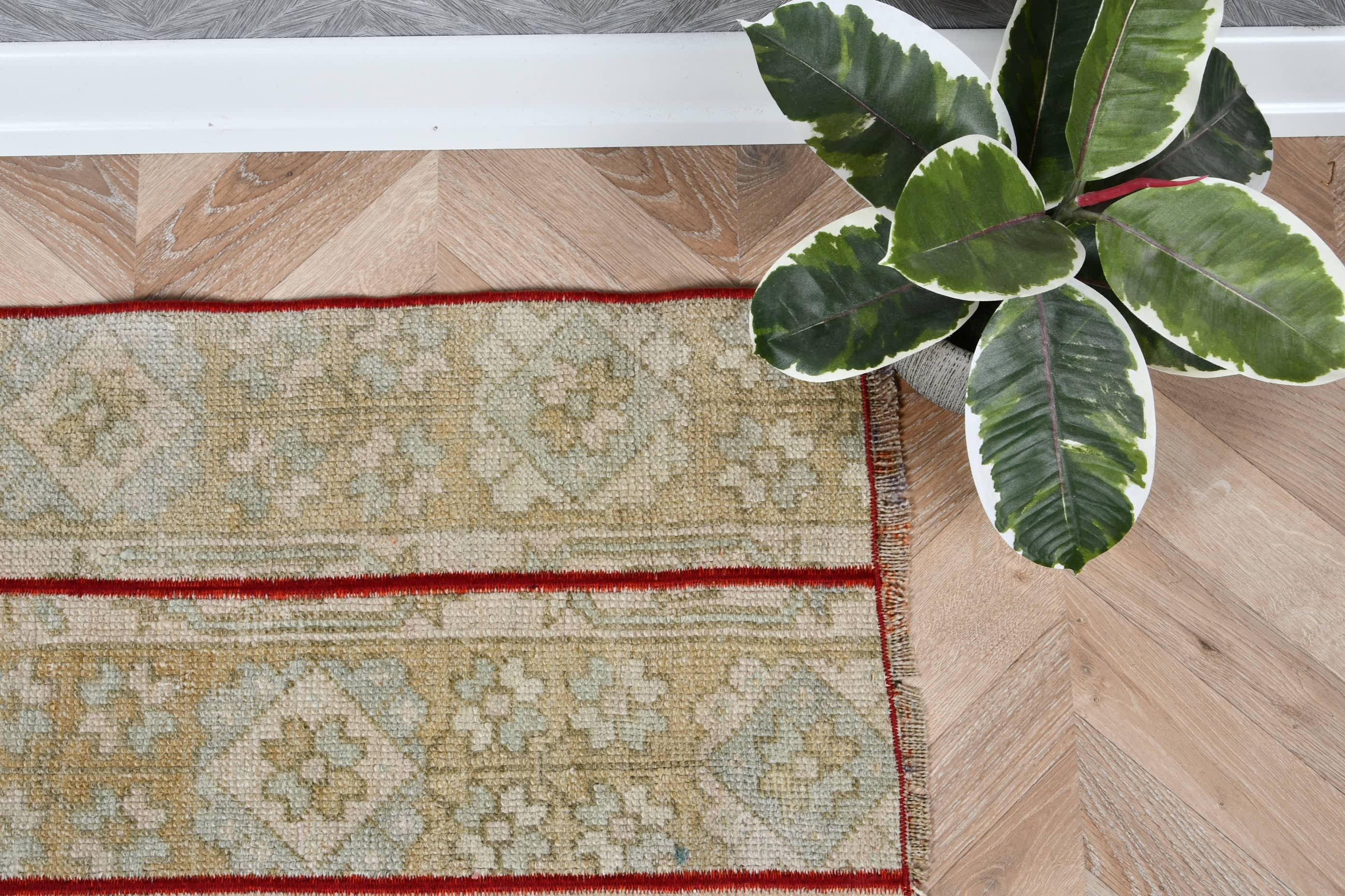 1.8x2.9 ft Small Rug, Wool Rug, Rugs for Bathroom, Nursery Rugs, Beige Kitchen Rug, Oriental Rug, Bathroom Rugs, Turkish Rug, Vintage Rug