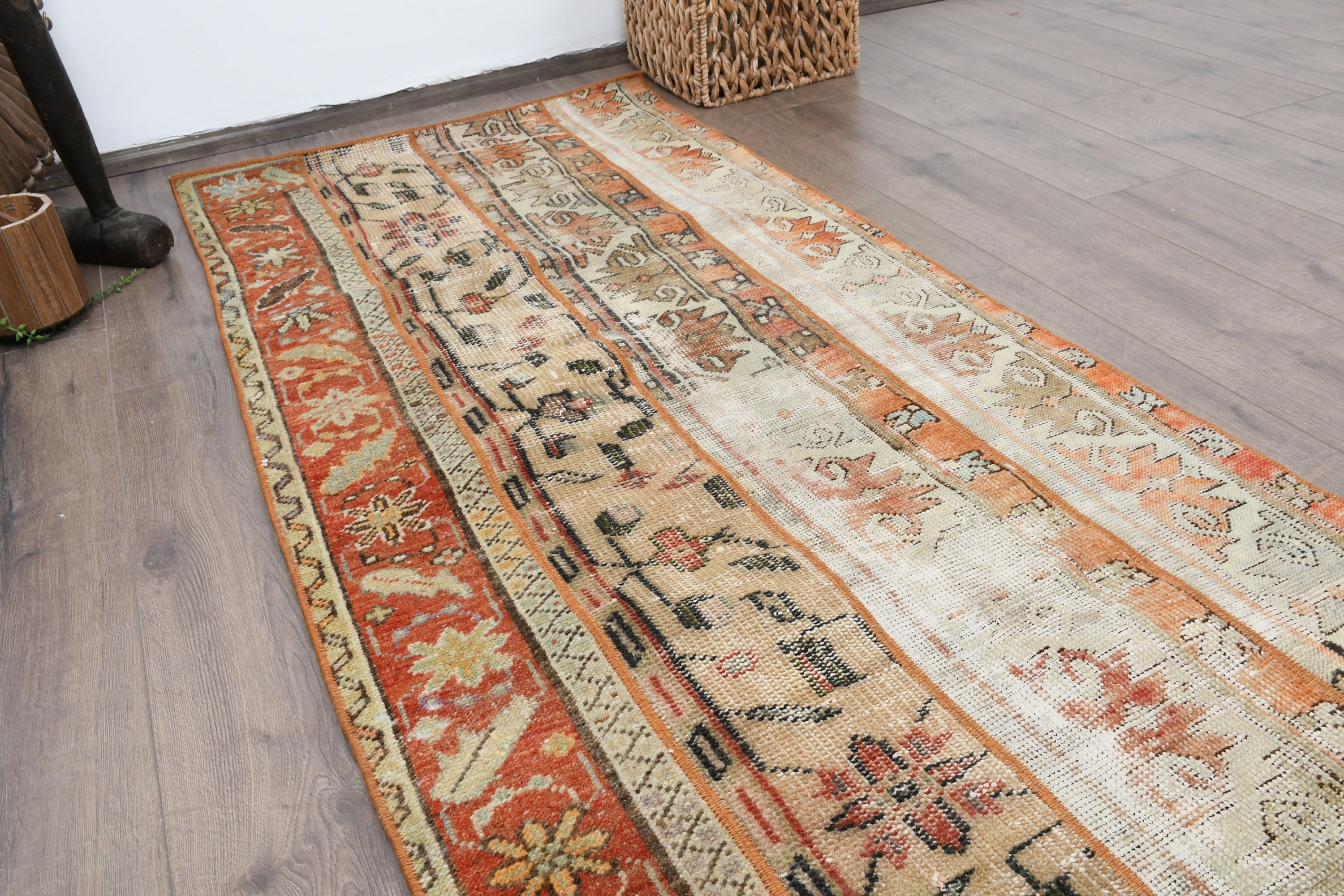 Wedding Rugs, 2.5x5.9 ft Small Rugs, Turkish Rug, Home Decor Rugs, Vintage Rug, Wall Hanging Rug, Entry Rug, Beige Wool Rug