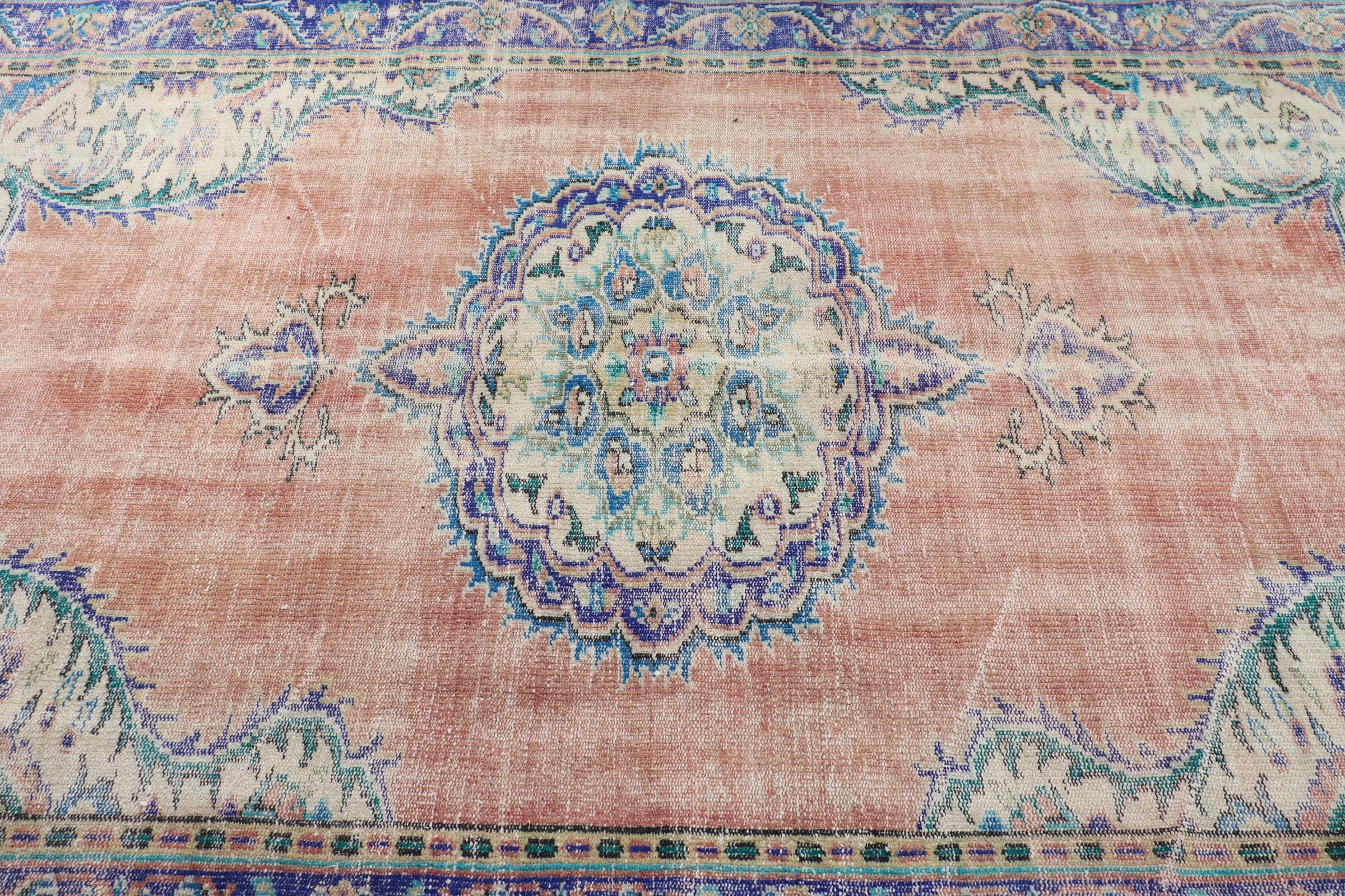 Living Room Rug, Vintage Rug, Rugs for Dining Room, Red  5.8x9.7 ft Large Rug, Turkish Rug, Bedroom Rugs
