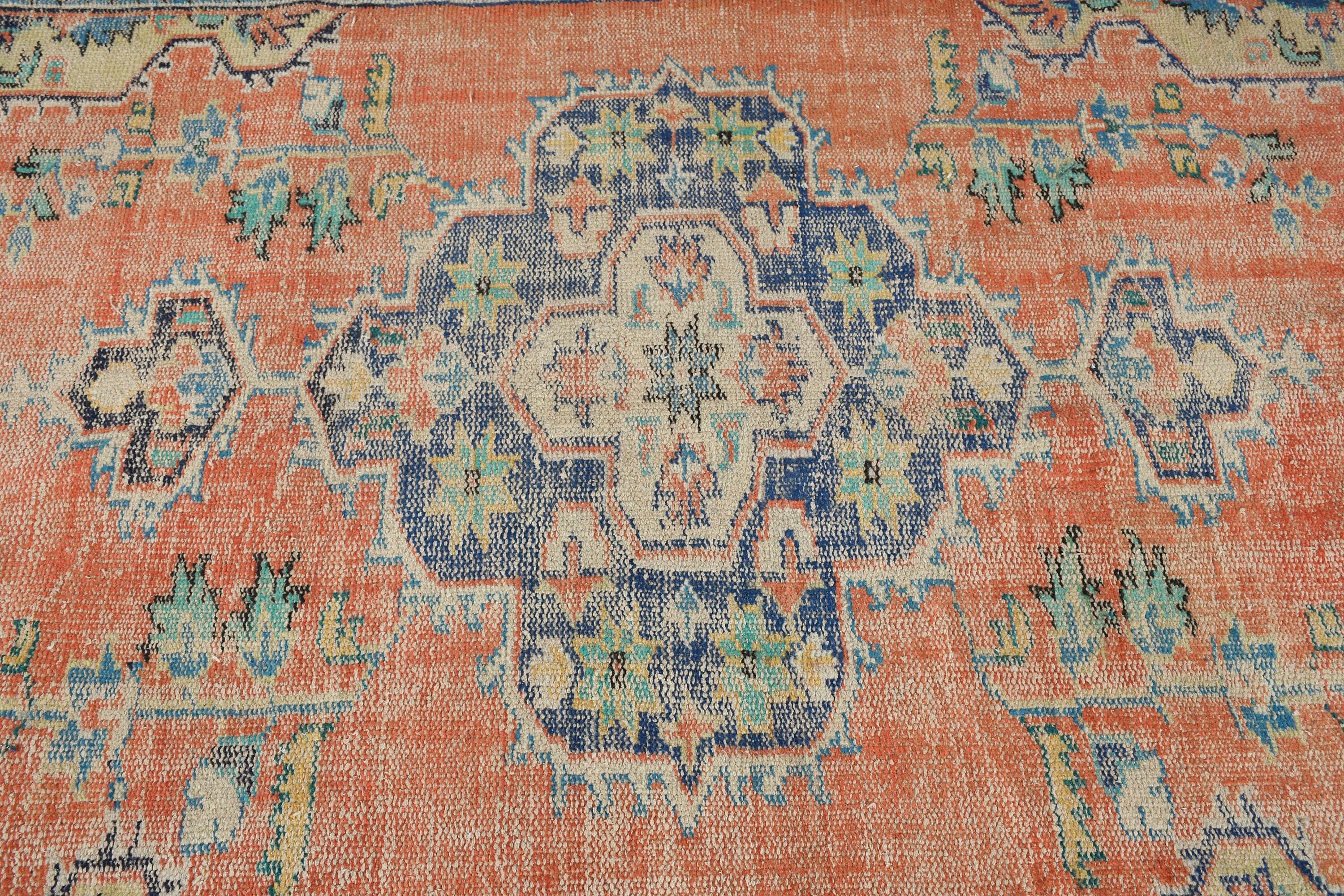 Salon Halısı, Eski Halı, Vintage Halılar, Türk Halısı, Antika Halı, Oushak Halısı, Yatak Odası Halıları, Kırmızı Yer Halıları, Yatak Odası Halıları, 5.2x8 ft Büyük Halılar