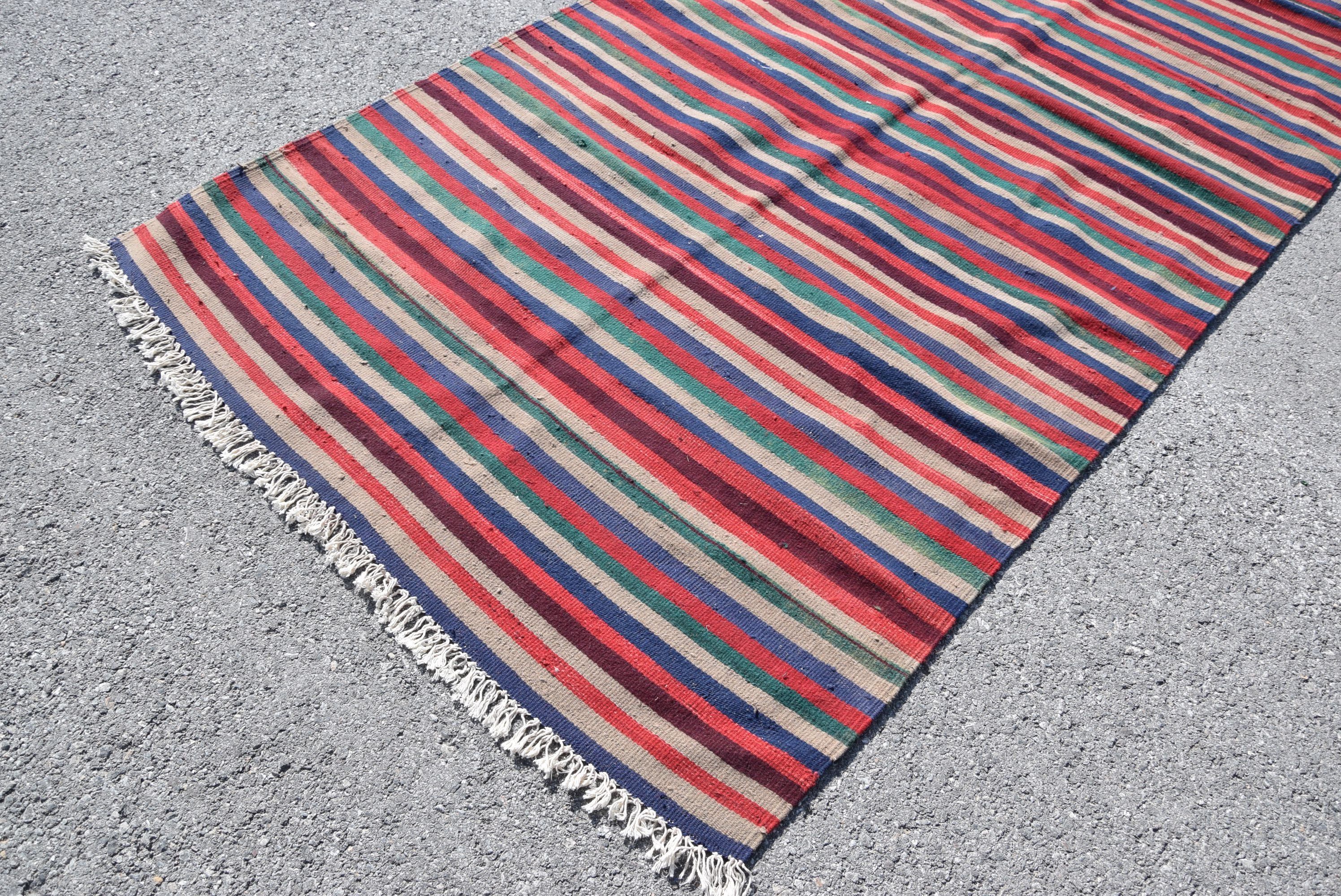 Türk Halıları, 4.9x10.4 ft Büyük Halı, Kilim, Vintage Halı, Bej Mutfak Halıları, Ev Dekor Halısı, Oturma Odası Halısı, Yatak Odası Halısı