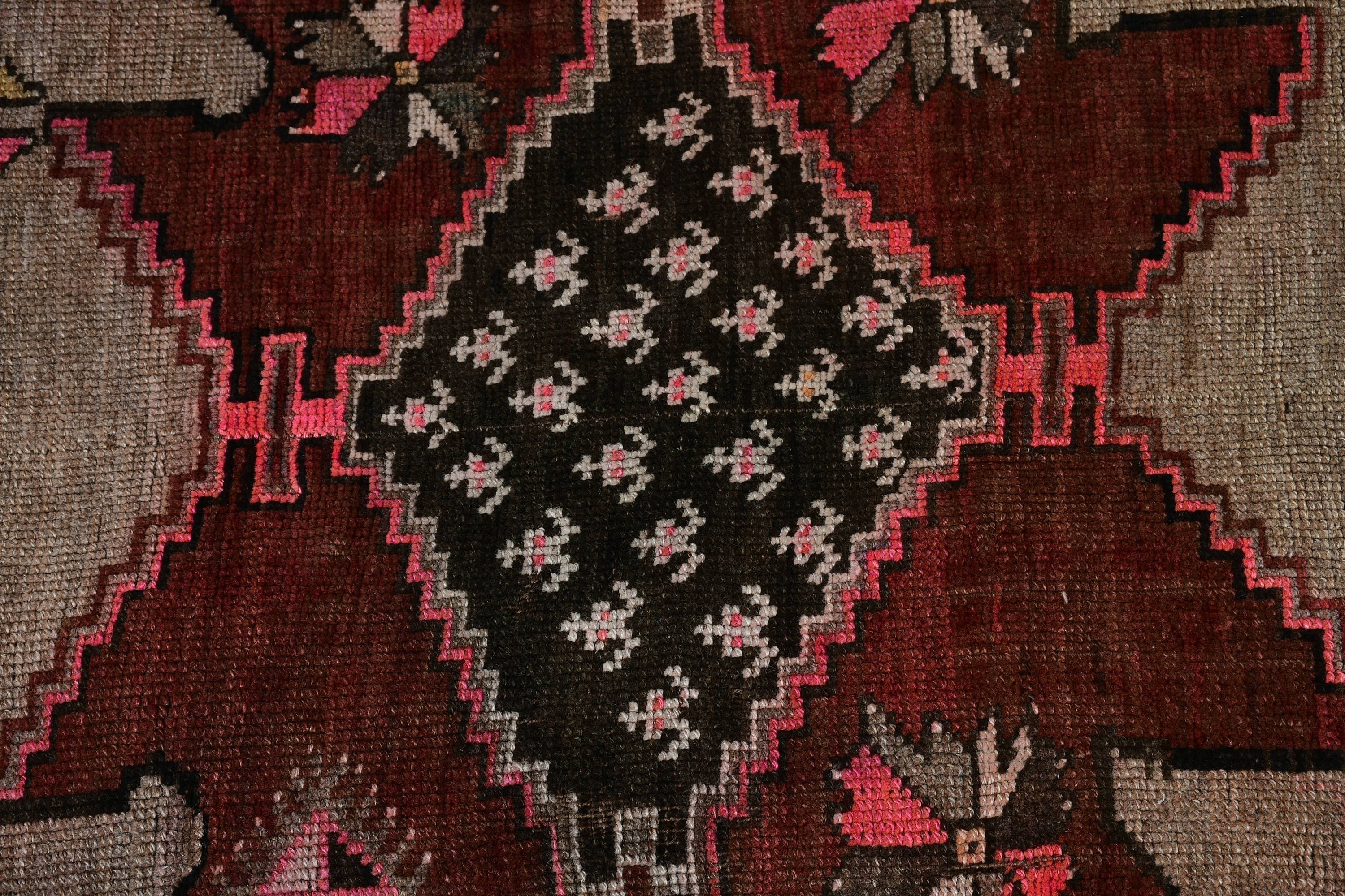 El Dokuma Halı, Salon Halıları, Kırmızı Mutfak Halıları, Fas Halısı, 5.2x12 ft Büyük Halı, Türk Halısı, Yer Halıları, Yemek Odası Halısı, Vintage Halılar