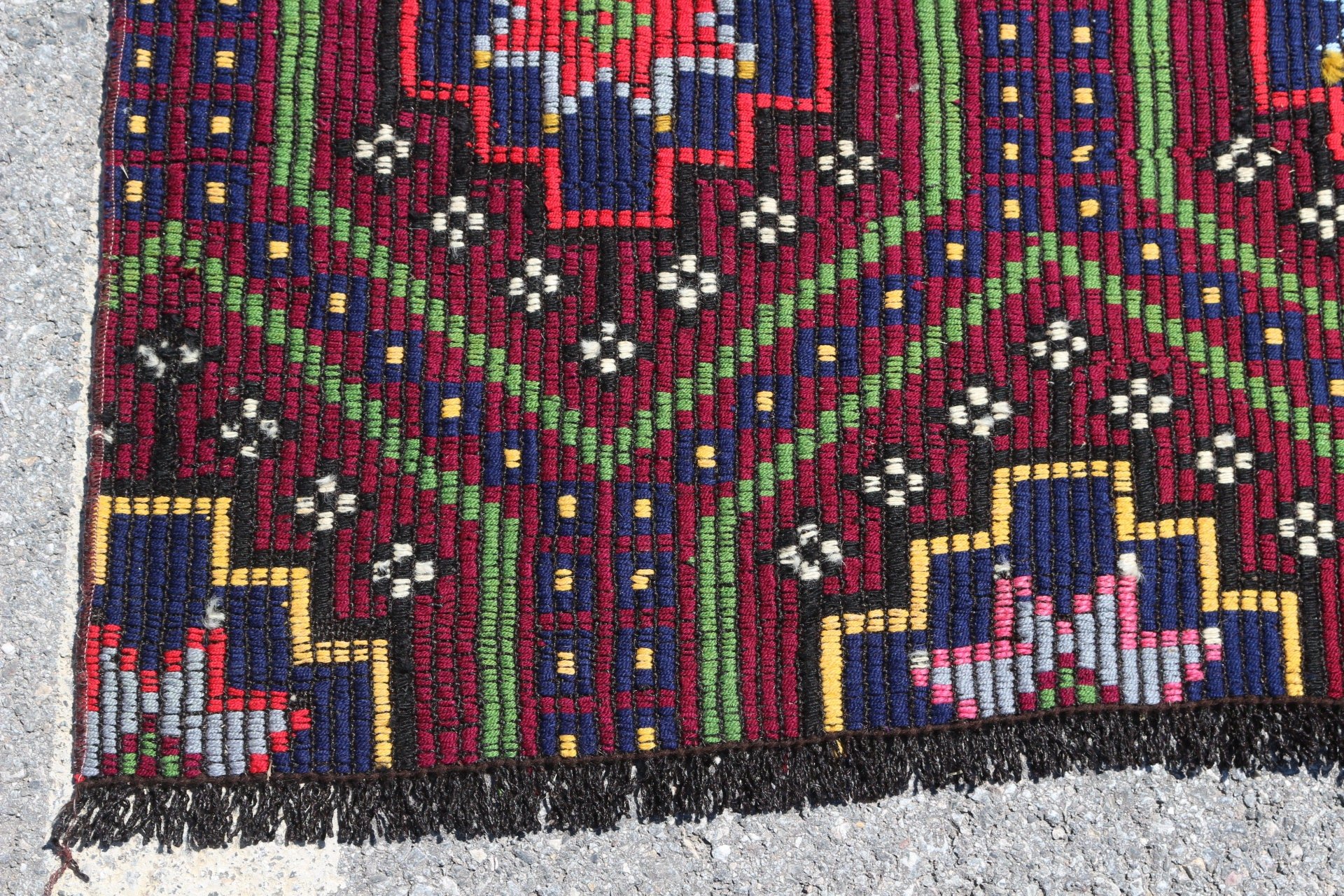 Kırmızı Antika Halı, Vintage Halı, 2.8x3.9 ft Küçük Halı, Antika Halı, Türk Halısı, Oryantal Halılar, Yatak Odası Halısı, Kilim, Kapı Paspası Halısı, Etnik Halılar