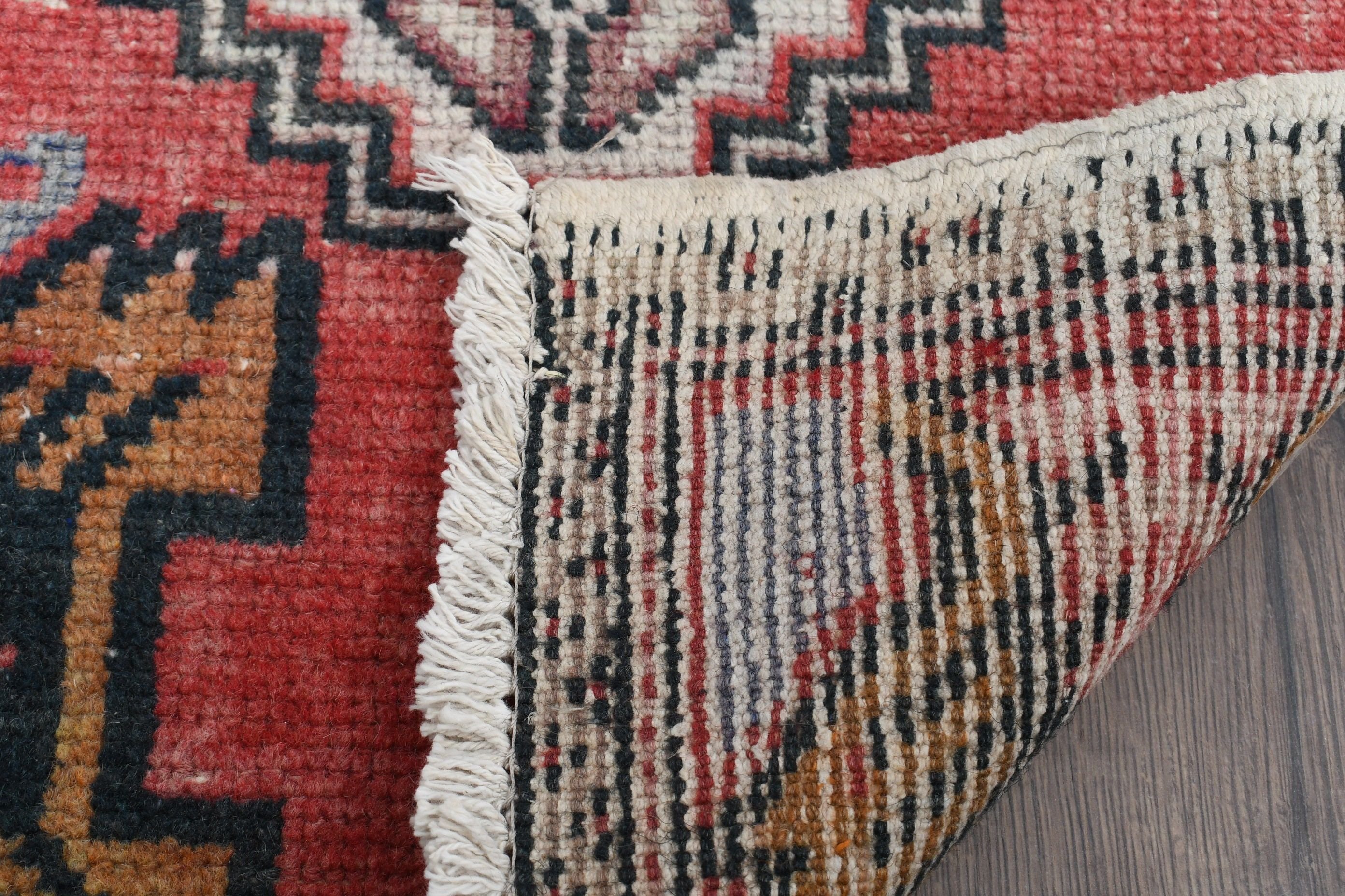 Red Wool Rugs, Vintage Rugs, Turkish Rug, Rugs for Door Mat, 1.7x3 ft Small Rug, Antique Rug, Wall Hanging Rug, Moroccan Rug, Car Mat Rug