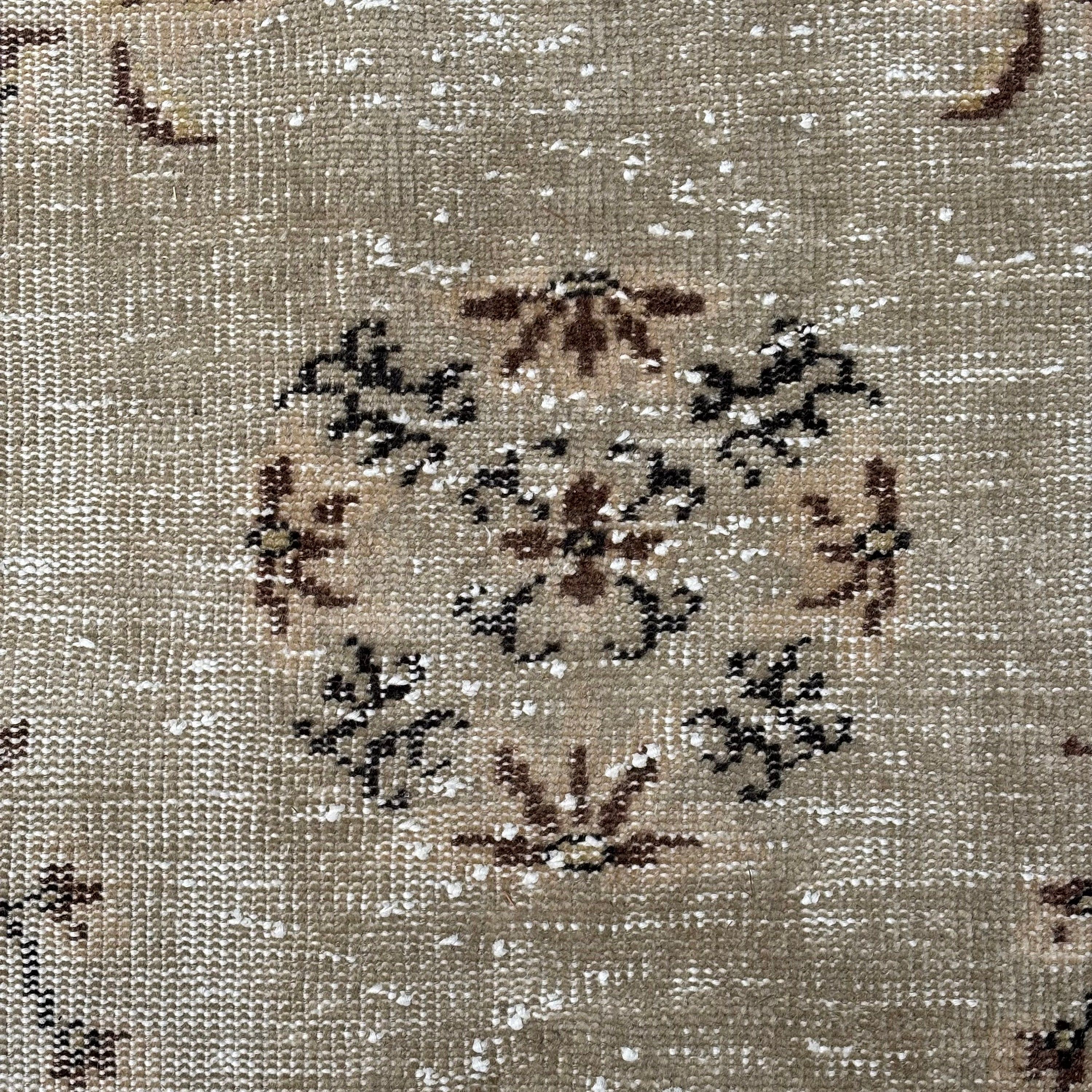 Vintage Halı, Modern Halı, Boho Halılar, Oturma Odası Halısı, Büyük Oushak Halısı, Düz Dokuma Halı, Bej 5.7x9.9 ft Büyük Halı, Türk Halısı