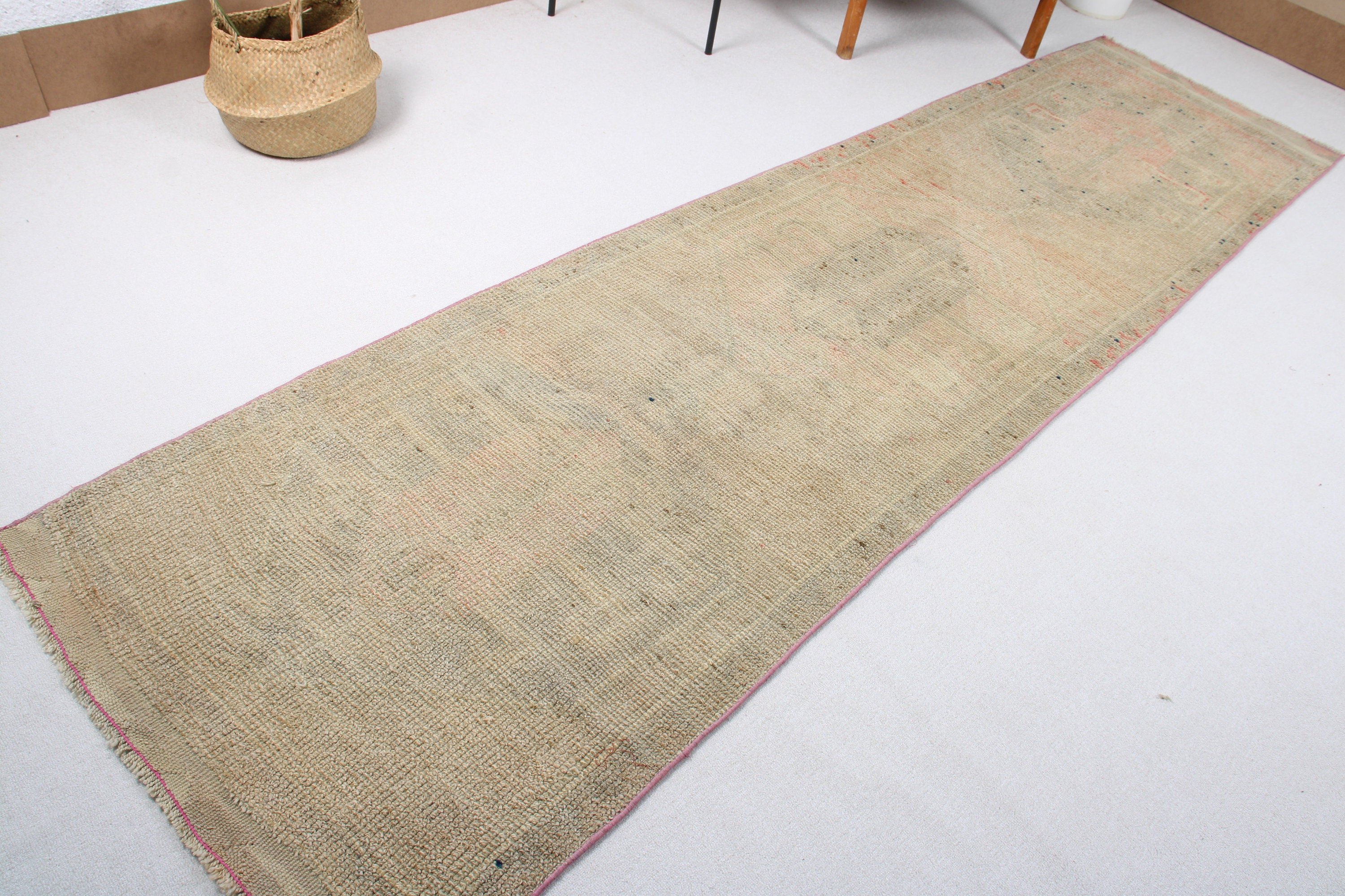 Türk Halıları, Anadolu Halıları, Koridor Halıları, 3.1x11 ft Runner Halısı, Mutfak Halıları, Vintage Halılar, Yeşil Soğuk Halı, Vintage Runner Halıları