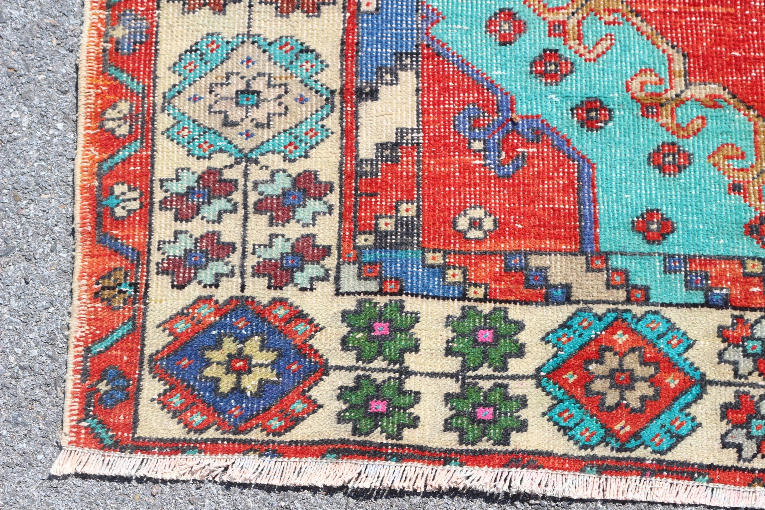 Pale Rugs, Rugs for Stair, Moroccan Rug, 5x13 ft Runner Rugs, Vintage Rug, Red Wool Rug, Kitchen Rug, Turkish Rug, Cool Rug, Hallway Rug