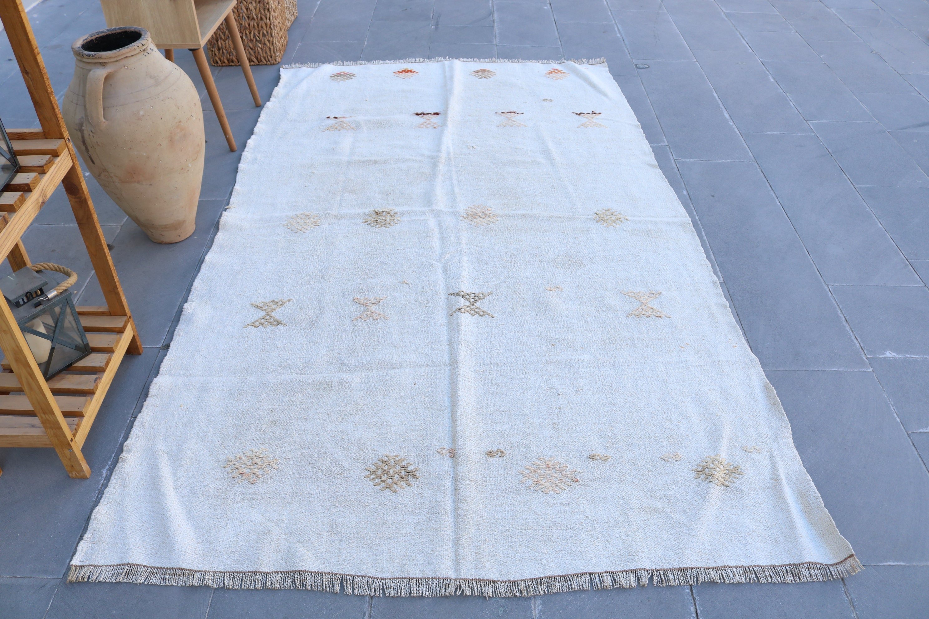 Turkish Rug, Anatolian Rug, Floor Rug, Rugs for Nursery, Home Decor Rug, Vintage Rugs, 4.8x8 ft Area Rug, Bedroom Rug, Abstract Rug