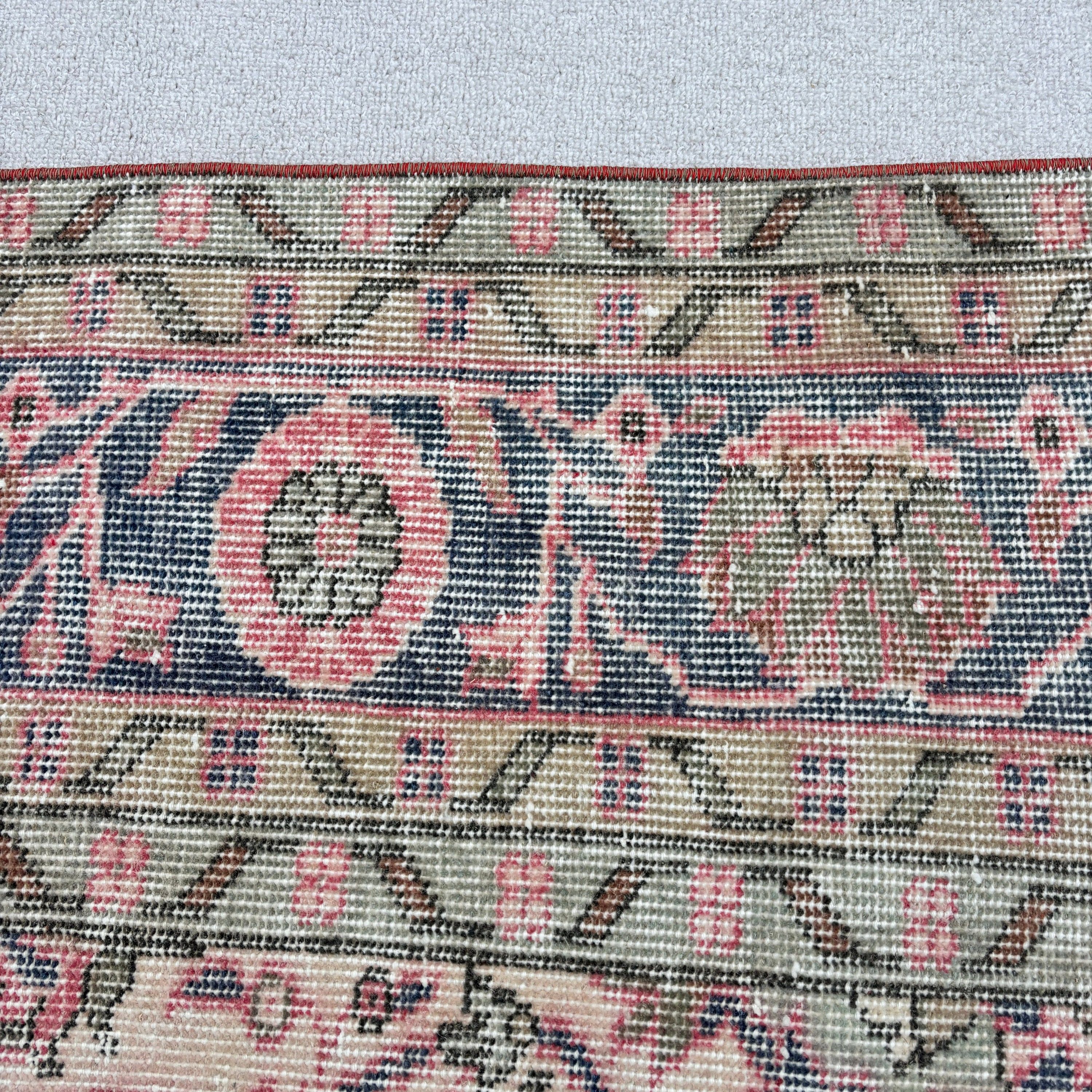 Pembe Oryantal Halı, Bildiri Halısı, 6.1x10.2 ft Büyük Halılar, Oturma Odası Halıları, Yatak Odası Halısı, Vintage Halı, Türk Halıları, Boho Halıları