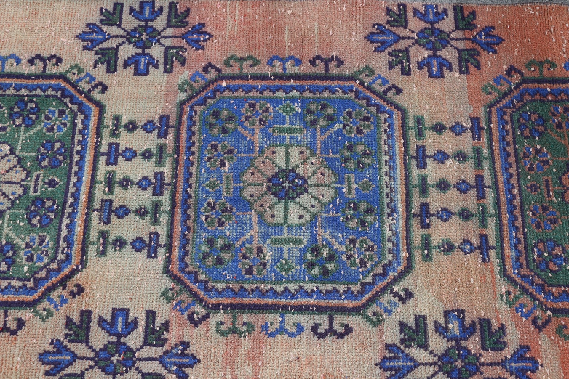 2.6x11.2 ft Runner Rug, Corridor Rug, Stair Rugs, Vintage Rugs, Oriental Rug, Green Home Decor Rug, Home Decor Rugs, Old Rug, Turkish Rugs