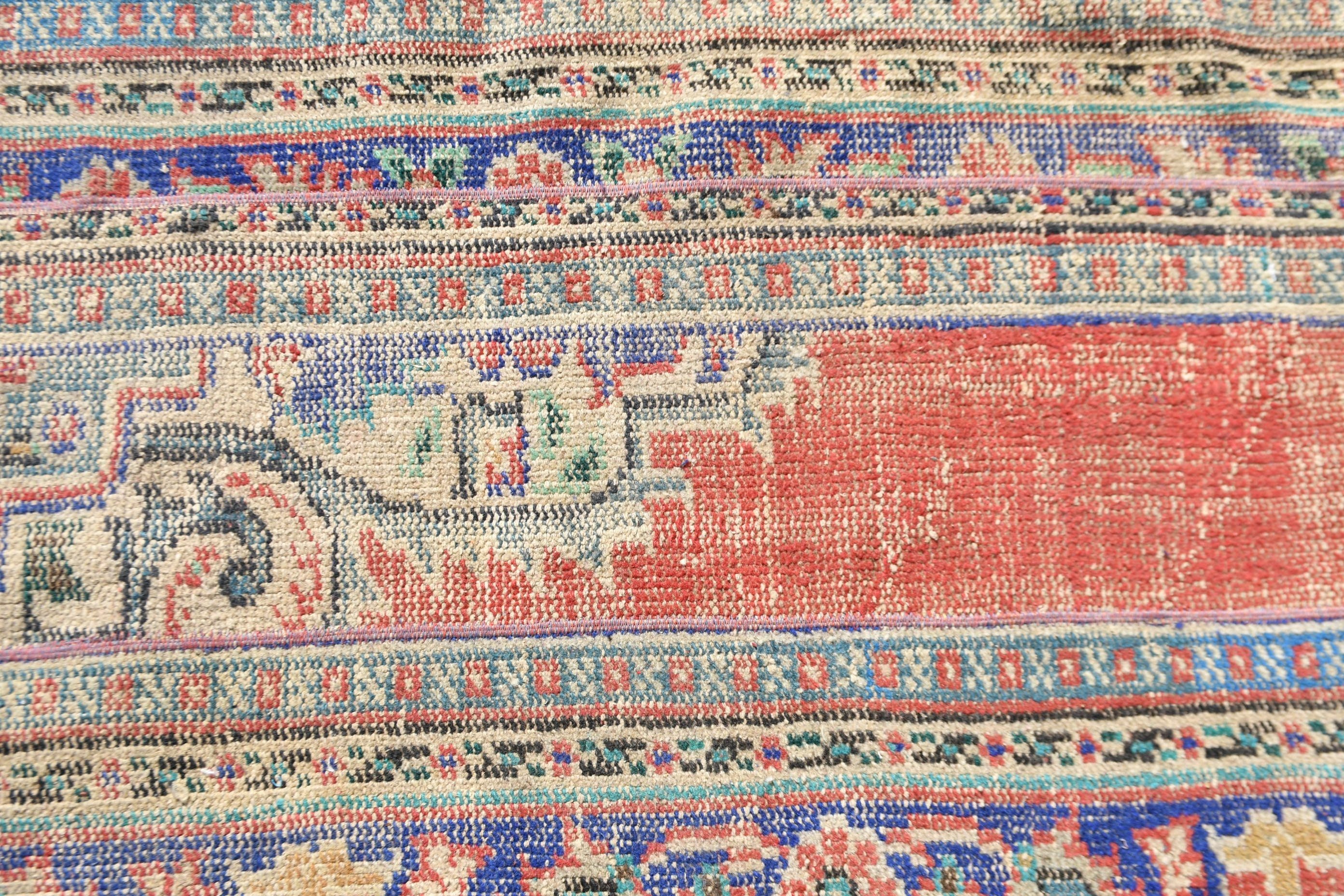 Turkish Rug, Bedroom Rugs, Kitchen Rug, Rugs for Car Mat, Anatolian Rug, Vintage Rugs, Ethnic Rug, 2.1x4.2 ft Small Rug, Blue Oriental Rugs