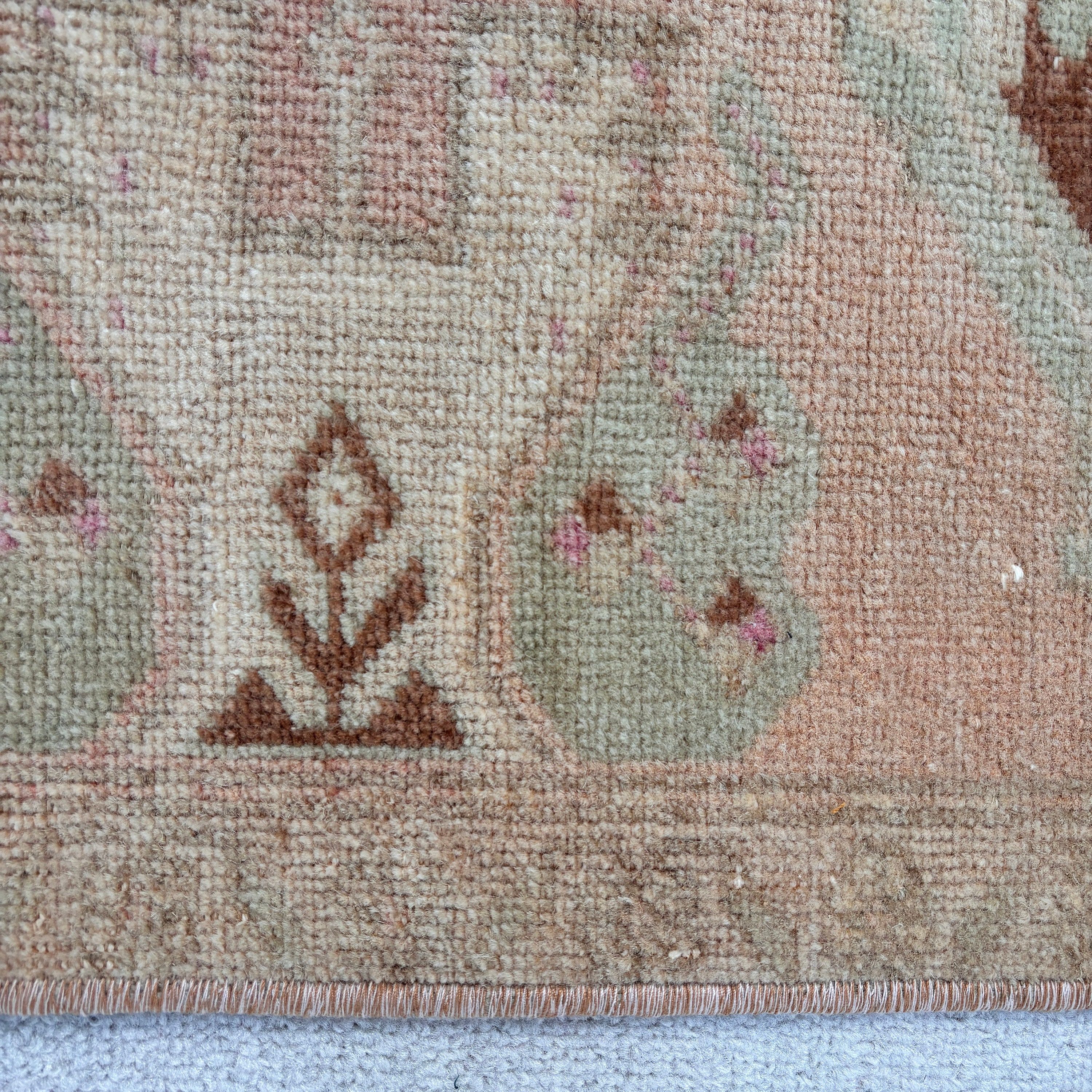 Türk Halıları, Yatak Odası Halısı, Vintage Halılar, Turuncu 1.7x3.2 ft Küçük Halı, Boho Halıları, Aztek Halıları, Düz Dokuma Halılar, Banyo Halısı