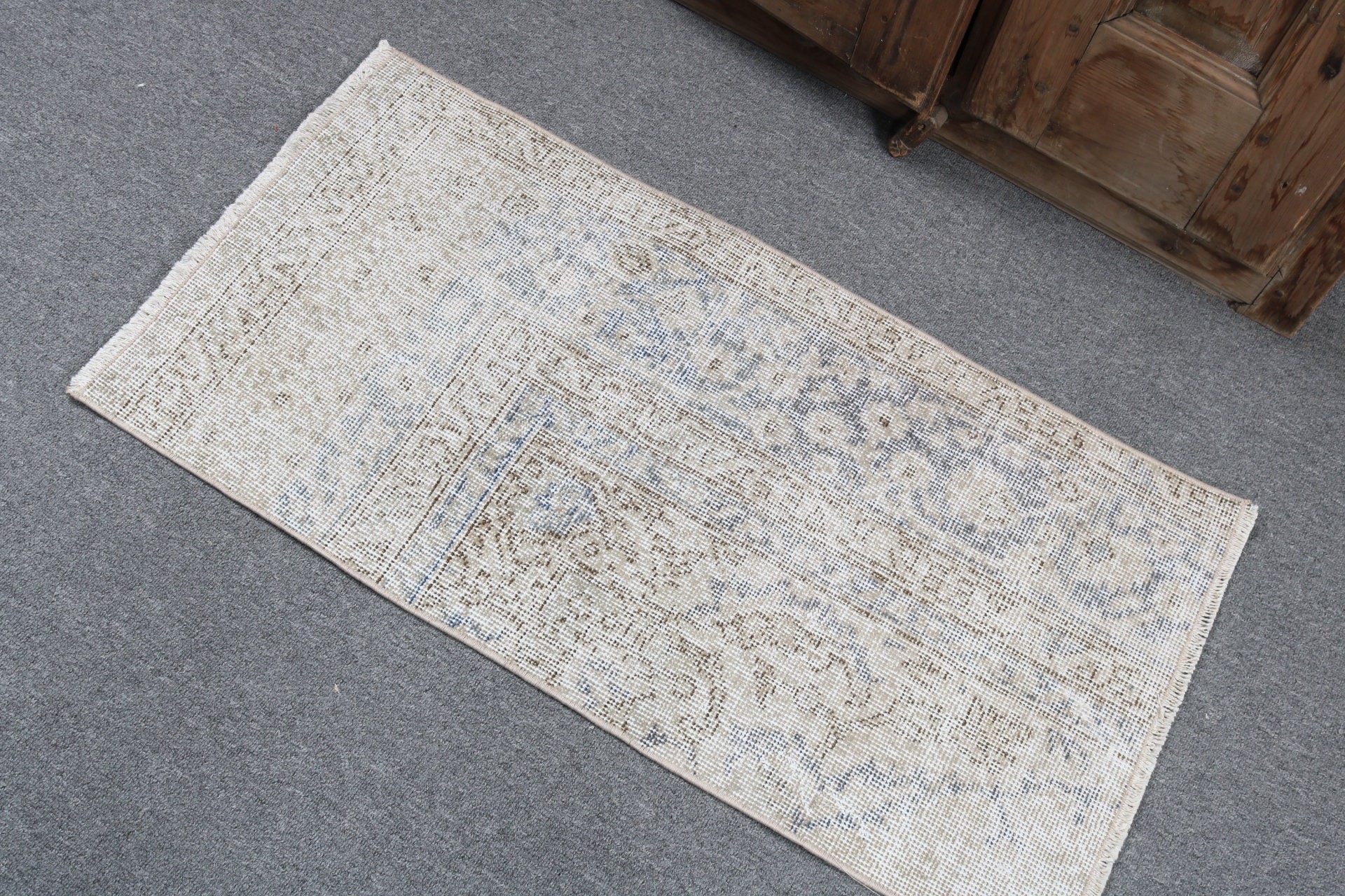 Modern Halı, Çocuk Halıları, Lüks Halı, Vintage Halı, Mutfak Halıları, Mutfak Halısı, Bej 1.6x3.2 ft Küçük Halılar, Türk Halısı