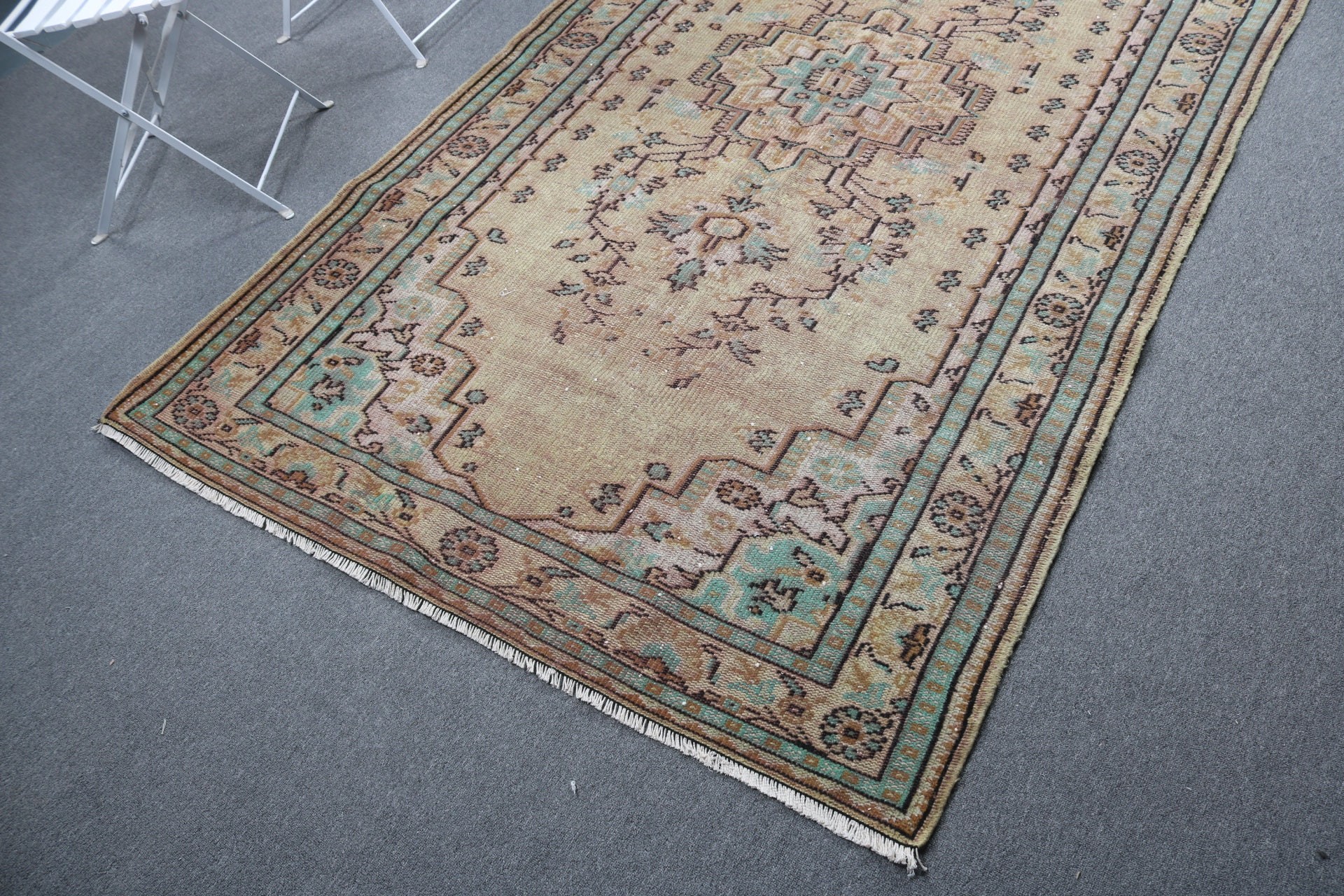 Mutfak Halısı, Yatak Odası Halısı, 4,9x8,4 ft Büyük Halılar, Yün Halılar, Kırmızı Açıklama Halıları, Vintage Halı, Türk Halıları, Kabile Halıları, Büyük Vintage Halı