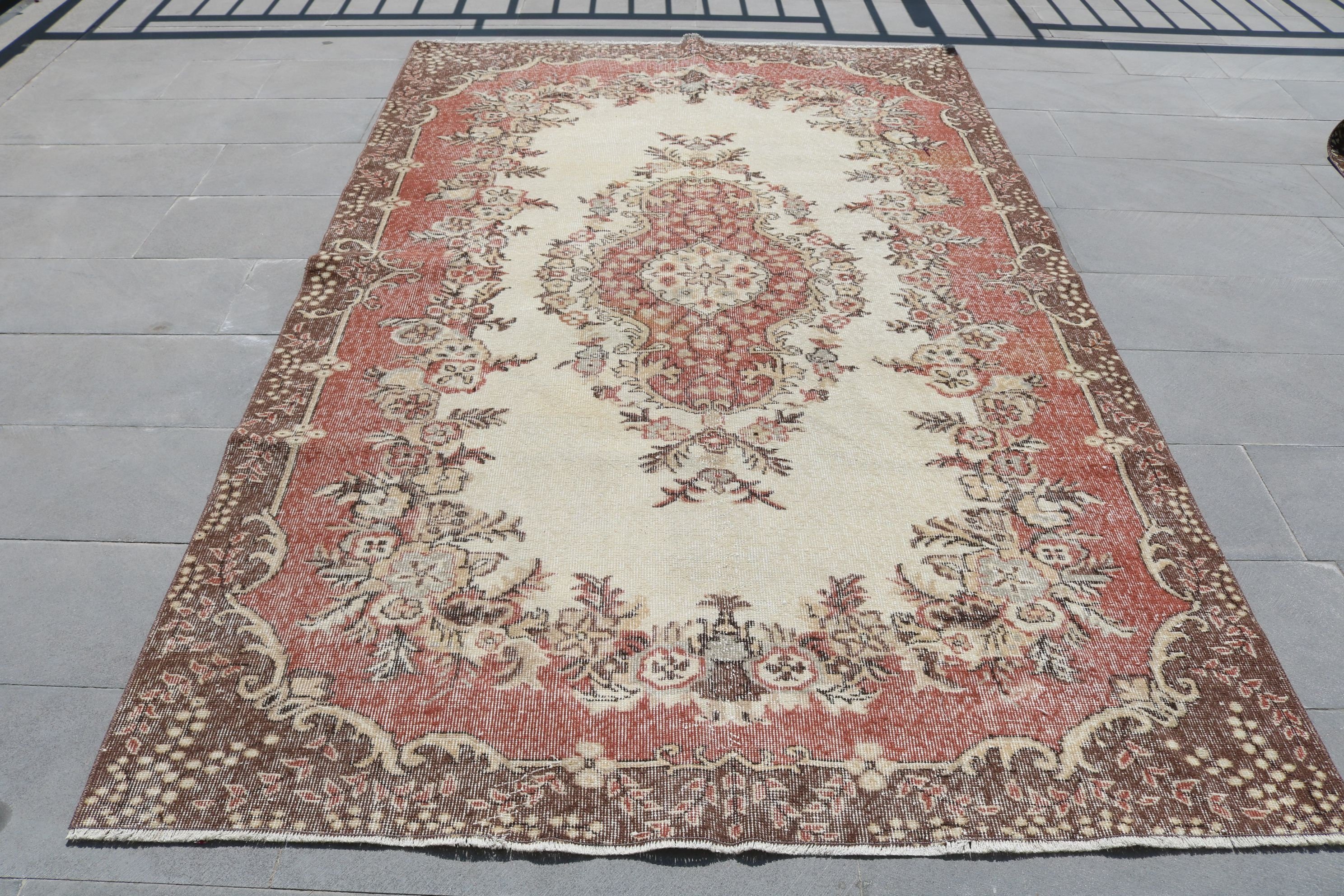 Living Room Rug, Turkish Rug, Oriental Rug, Handwoven Rug, Bedroom Rug, 5.7x9.1 ft Large Rugs, Rugs for Bedroom, Moroccan Rug, Vintage Rug