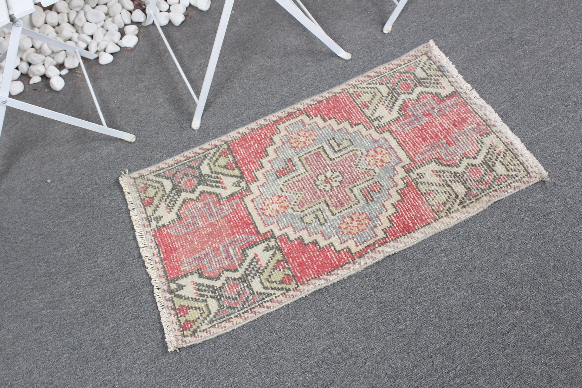 Rugs for Bathroom, Entry Rug, 1.6x2.8 ft Small Rug, Vintage Rug, Wool Rug, Moroccan Rug, Red Kitchen Rugs, Boho Rug, Bath Rug, Turkish Rug