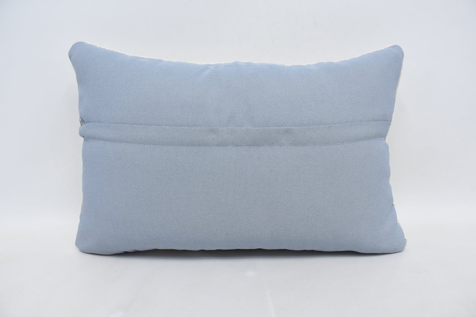 Vintage Kilim Throw Pillow, Handwoven Pillow Cover Cushion Case, 16"x24" White Pillow Case, Boho Pillow, Turkish Kilim Pillow