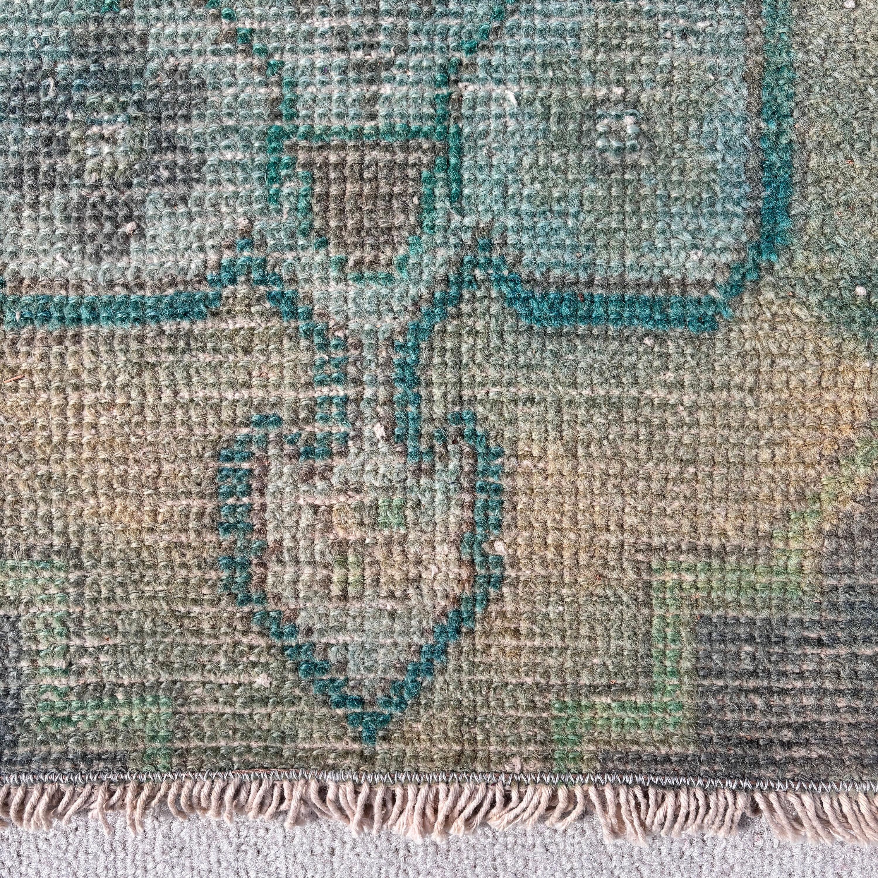 Vintage Rug, Moroccan Rugs, 1.5x2.4 ft Small Rugs, Green Bedroom Rugs, Flatweave Rugs, Bath Rugs, Turkish Rugs, Boho Rug, Wall Hanging Rug