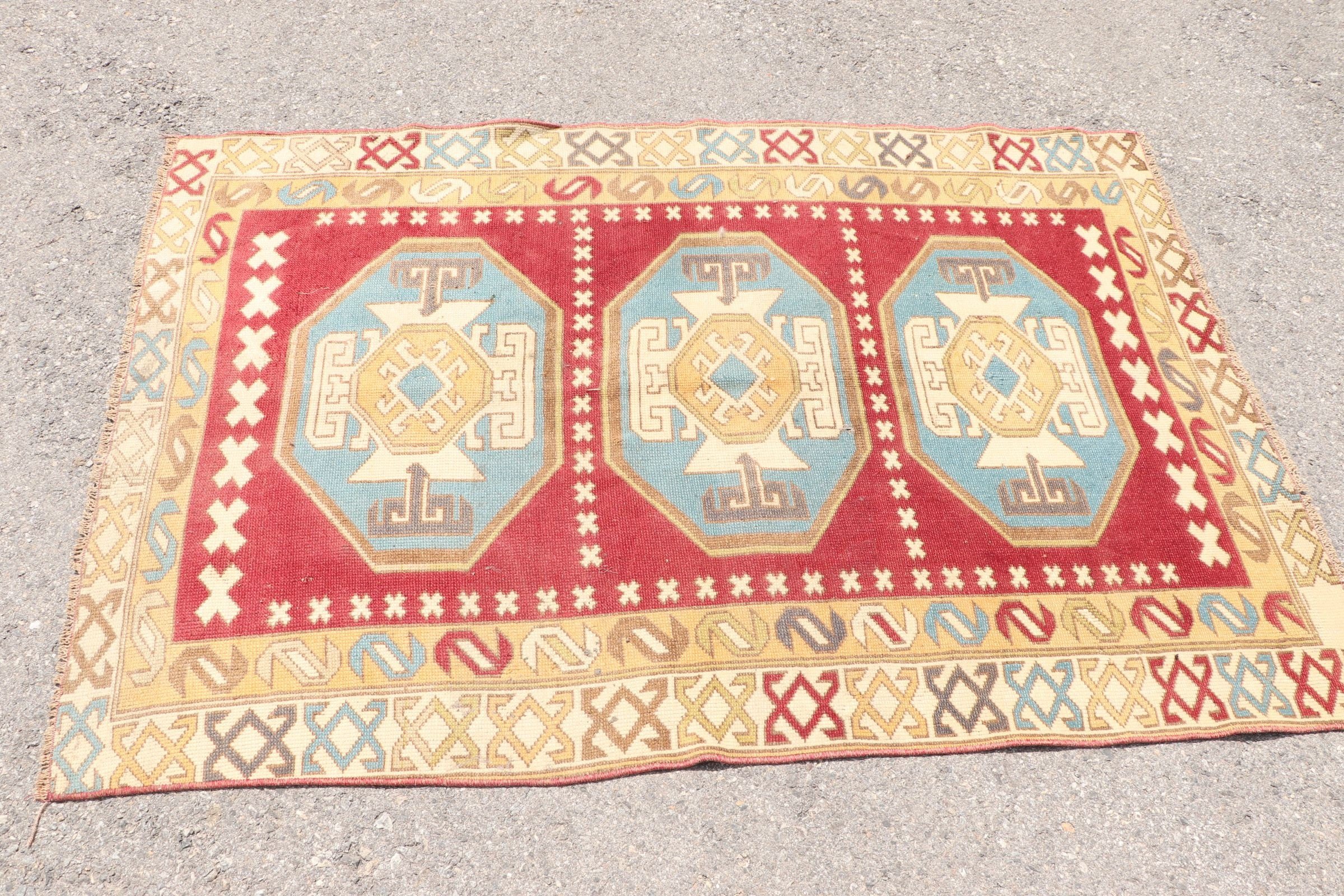 Nursery Rug, Beige Home Decor Rugs, Bedroom Rugs, Pastel Rug, Home Decor Rugs, 4x6 ft Accent Rug, Vintage Rug, Kitchen Rugs, Turkish Rug