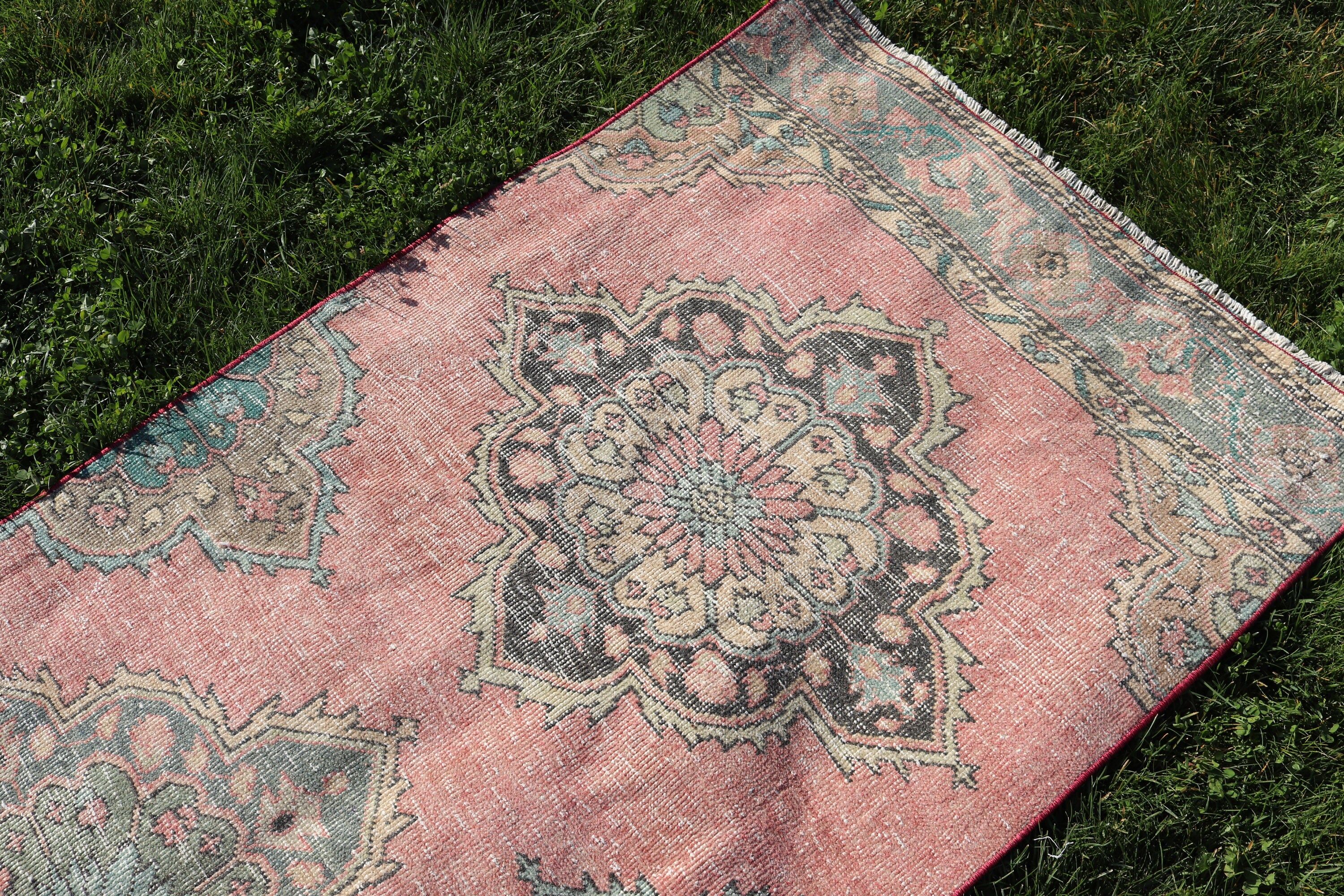 Etnik Halı, Pembe Geometrik Halılar, Boho Halılar, Uzun Yolluk Halılar, Vintage Halılar, 3x12.5 ft Yolluk Halı, Türk Halısı, Merdiven Halıları, Lüks Halılar