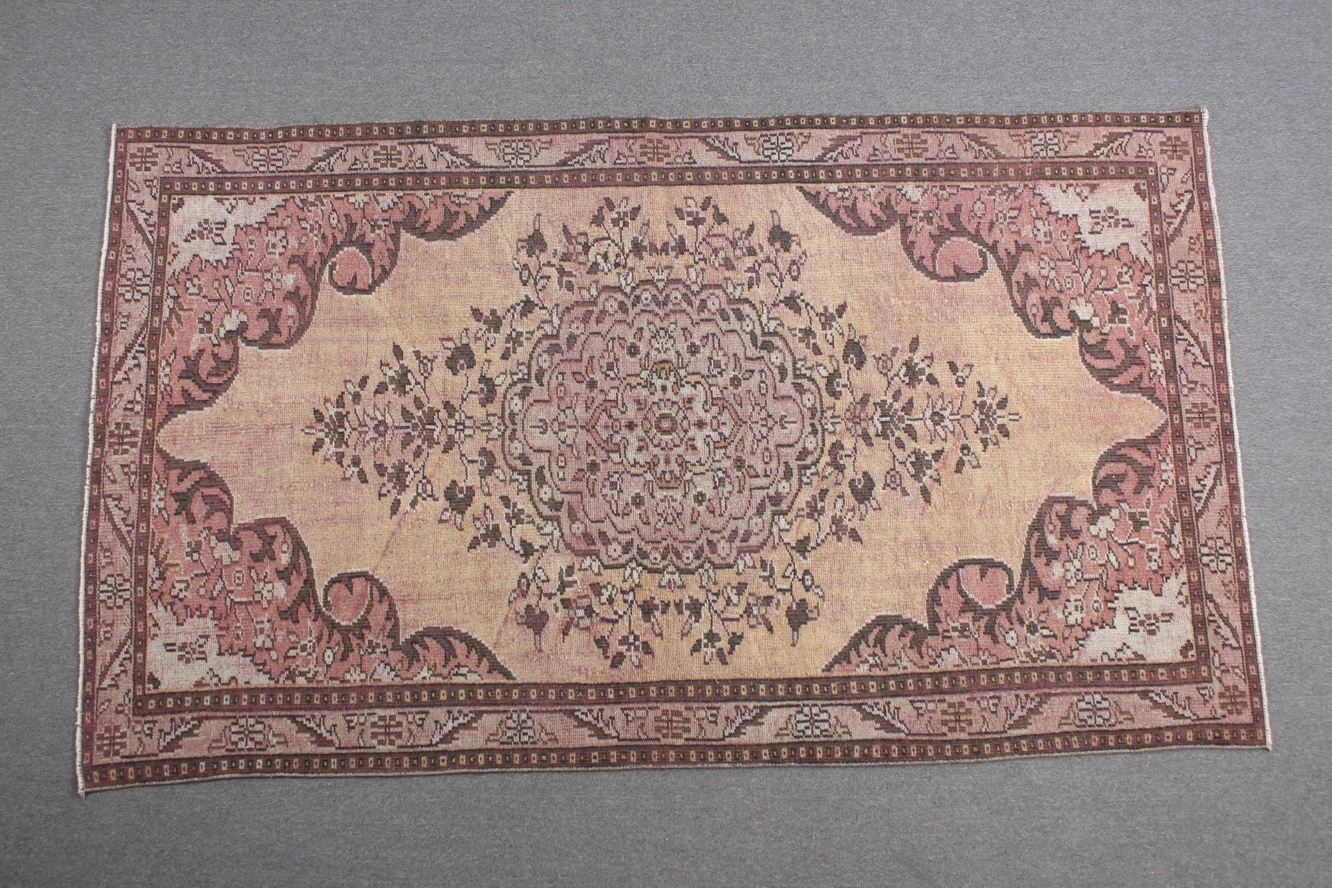 Yatak Odası Halısı, 5x8,6 ft Büyük Halılar, Yemek Odası Halısı, Boho Halısı, Türk Halısı, Anadolu Halıları, Mor Antika Halı, Salon Halıları, Vintage Halılar