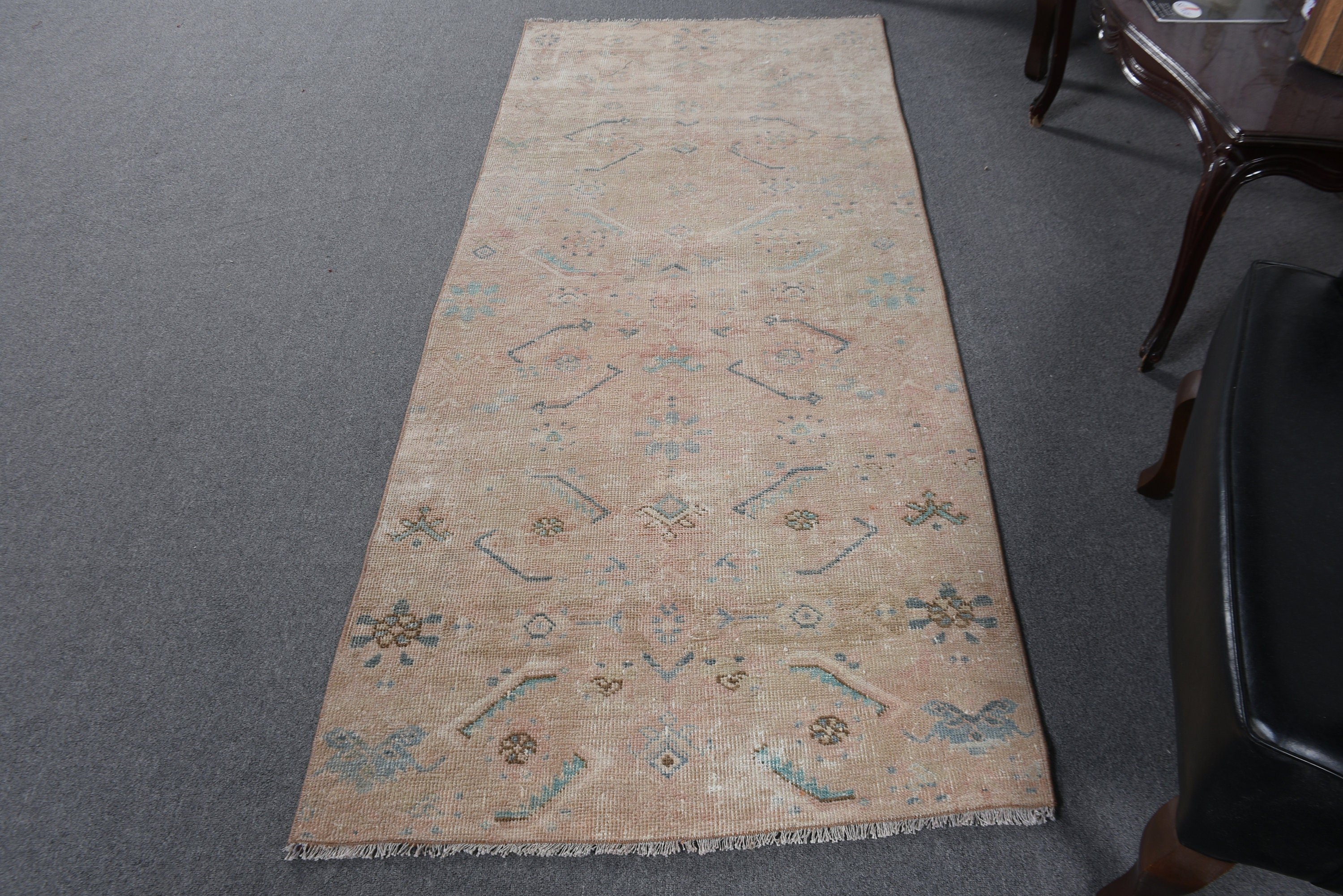 3.1x7.2 ft Aksan Halıları, Vintage Halı, Antika Halılar, Türk Halısı, Siyah Mutfak Halıları, Vintage Aksan Halısı, Boho Halısı, Çocuk Halıları, Havalı Halı