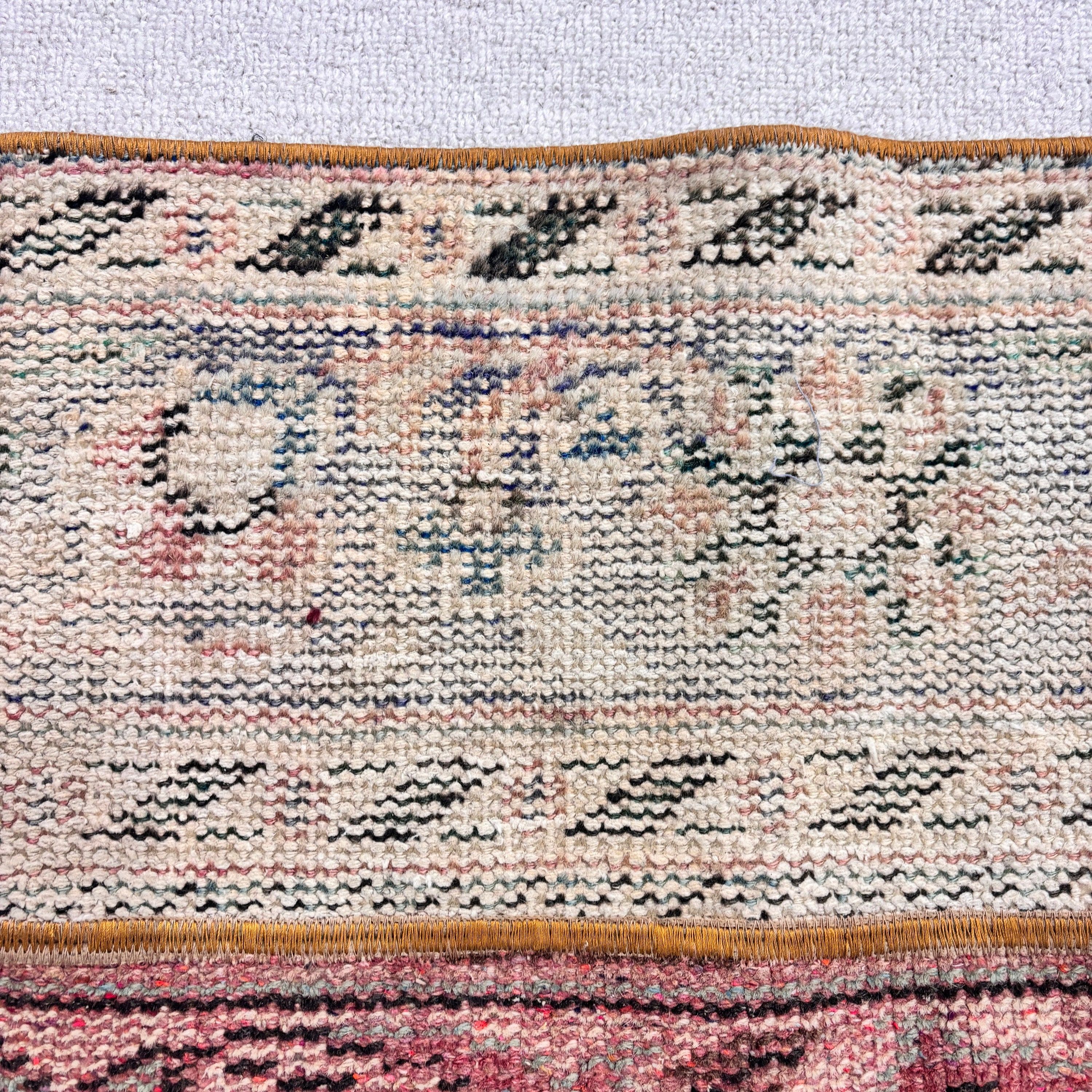 Vintage Halı, 2.1x3.9 ft Küçük Halı, Organik Halı, Türk Halıları, Antika Halılar, Küçük Alan Halıları, Küçük Boho Halıları, Kırmızı Modern Halı, Boho Halıları