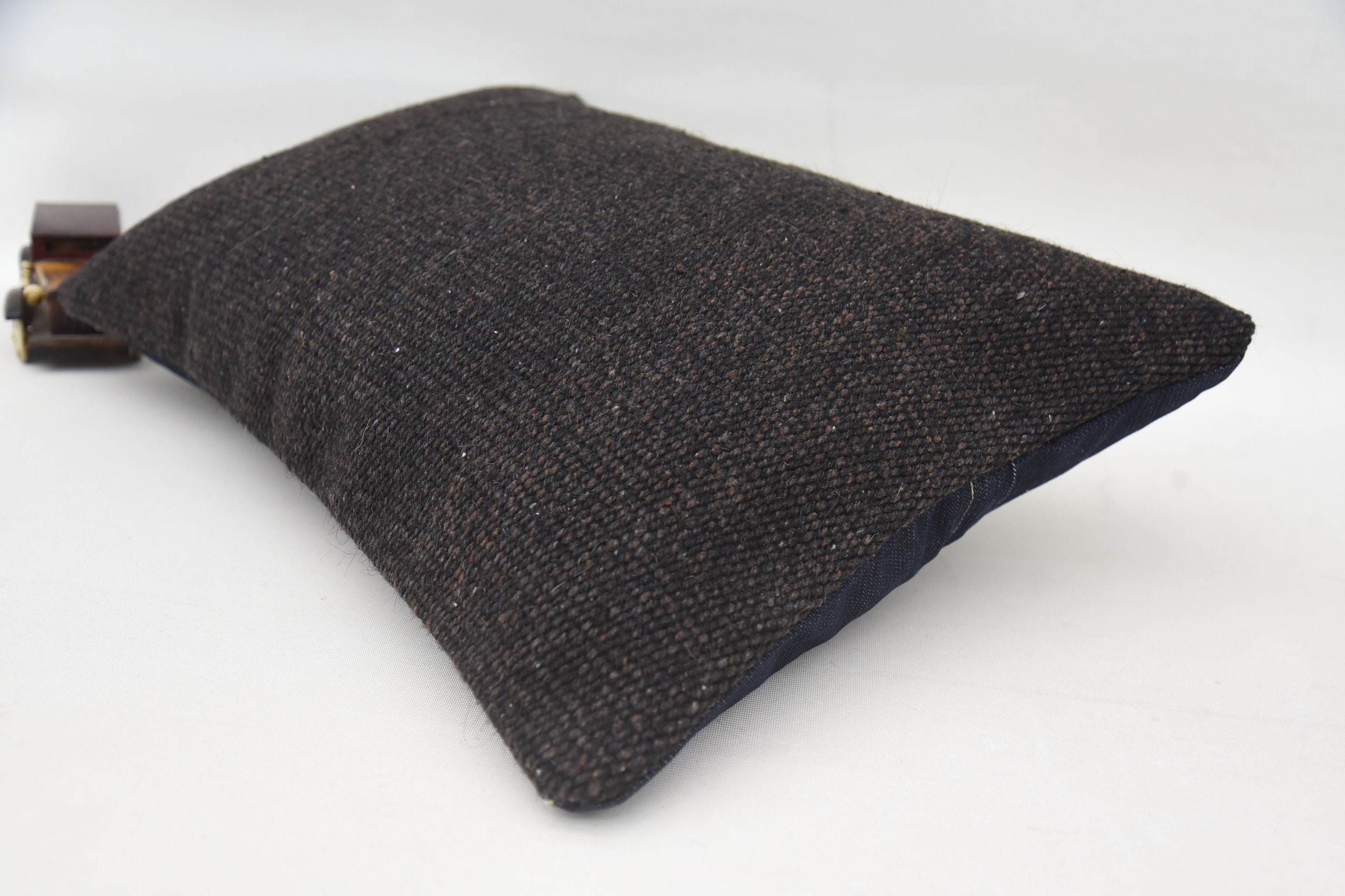 16"x24" Brown Cushion Cover, Neutral Pillow Case, Vintage Pillow, Turkish Pillow, Turkish Kilim Pillow, Boho Throw Pillow