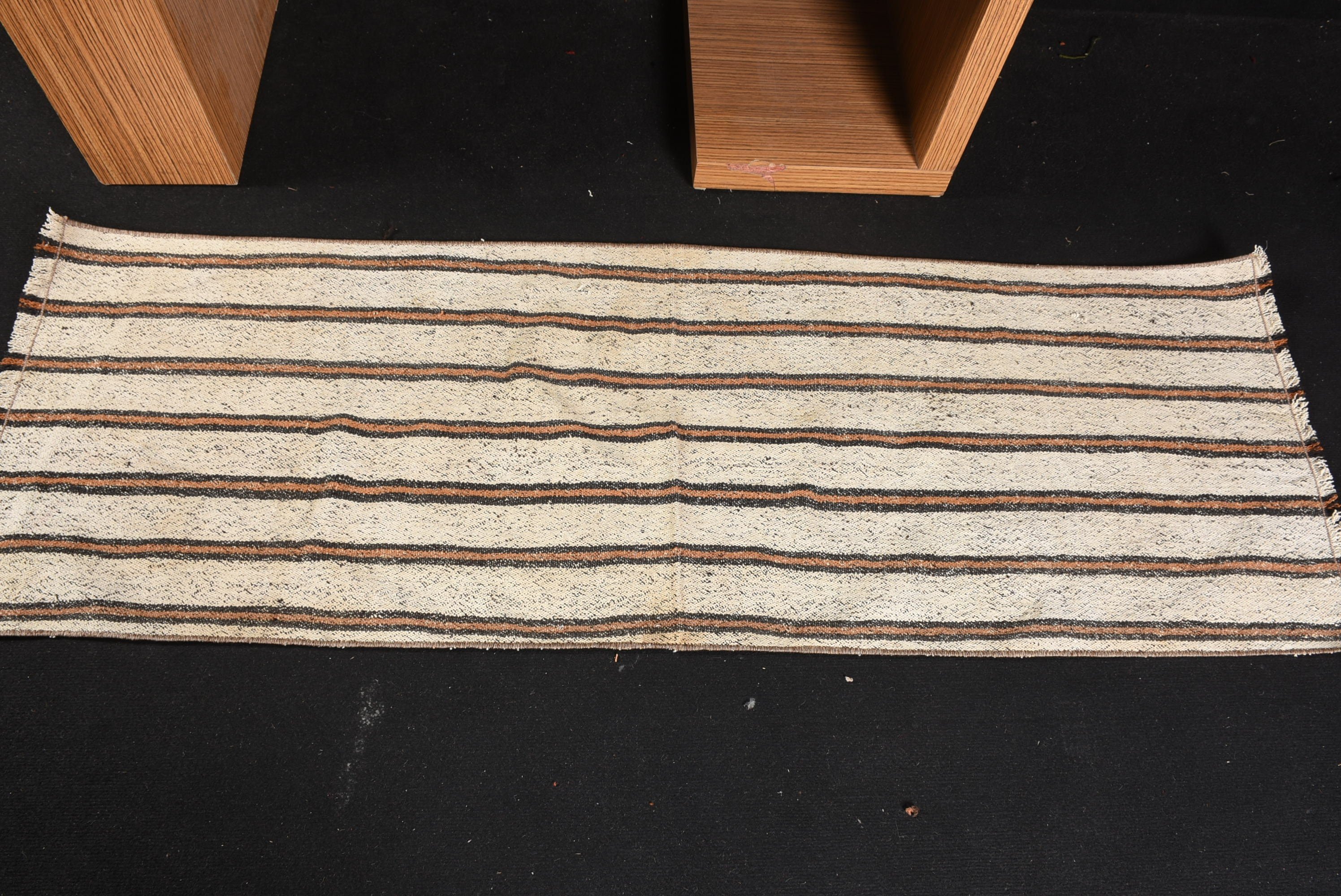 Beige Floor Rug, 2x5.6 ft Runner Rugs, Turkish Rug, Kitchen Rug, Antique Rugs, Kilim, Vintage Rug, Rugs for Stair, Muted Rug, Floor Rugs