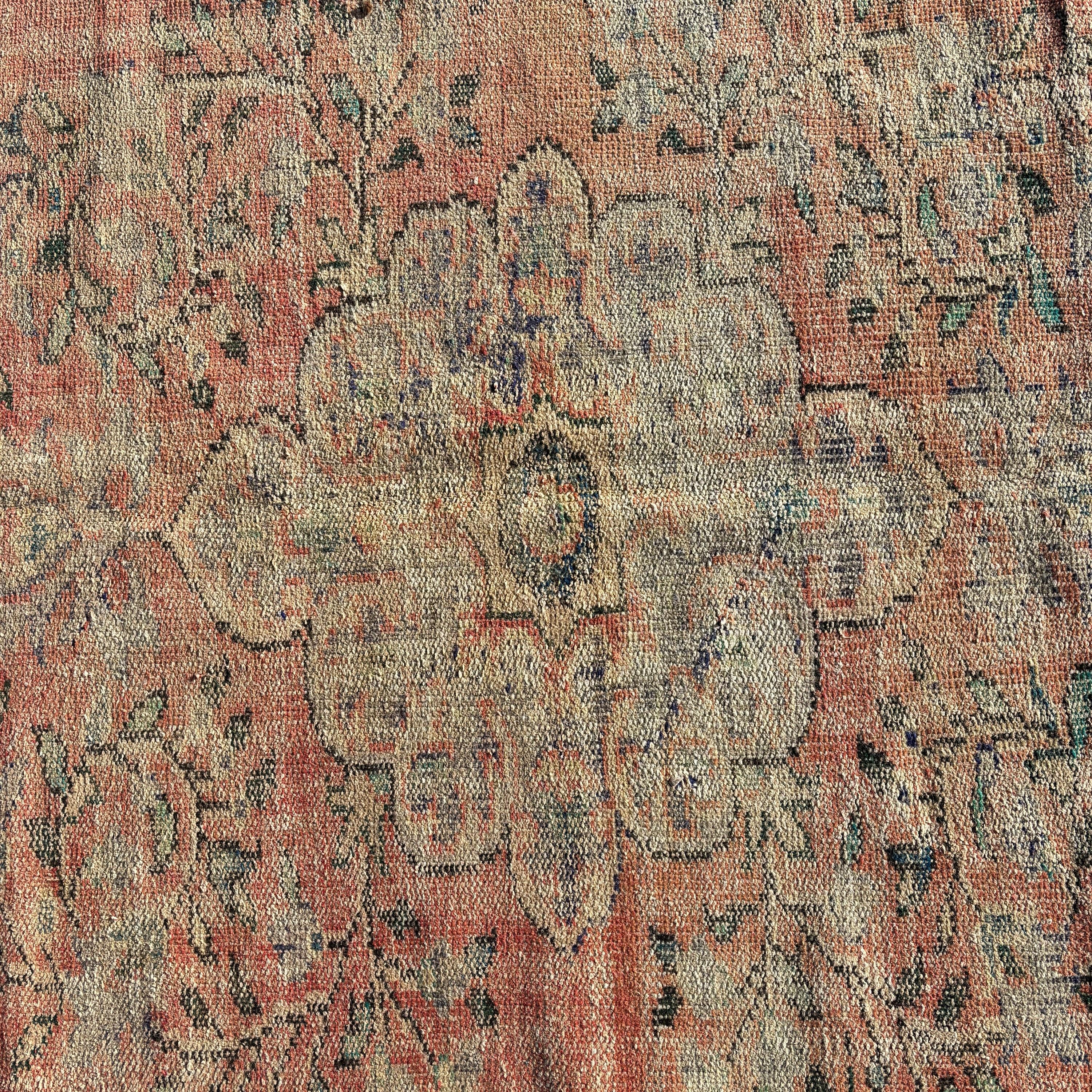 5.4x8.3 ft Büyük Halı, Vintage Halı, Pembe Oushak Halı, Oturma Odası Halıları, Yatak Odası Halısı, Türk Halıları, Havalı Halı, Anadolu Halısı, Vintage Dekor Halısı