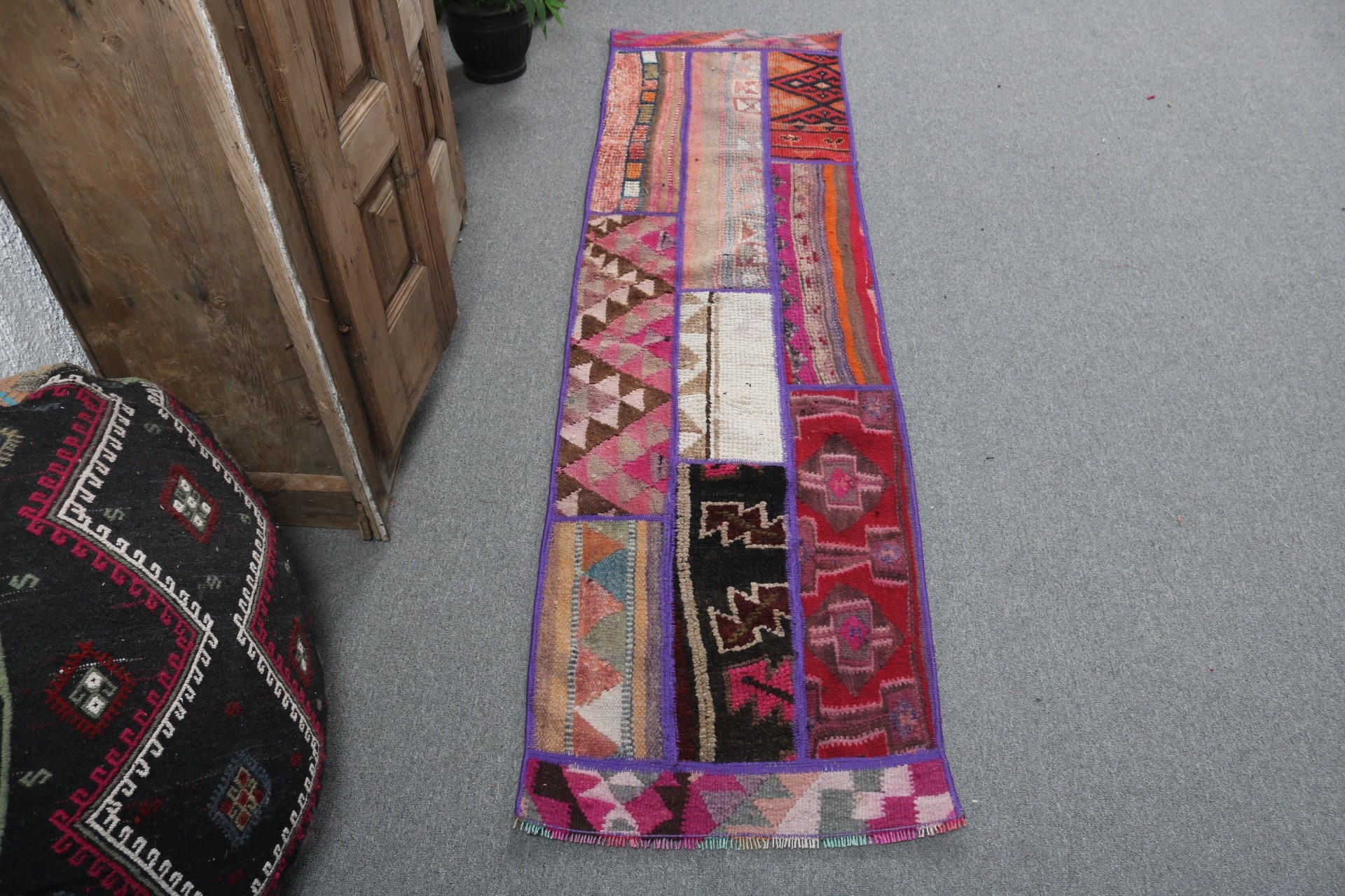 Dış Mekan Halıları, Beni Ourain Yolluk Halıları, Mutfak Halıları, Lüks Halılar, Vintage Halılar, Pembe Lüks Halı, 1.8x6.9 ft Yolluk Halıları, Türk Halısı