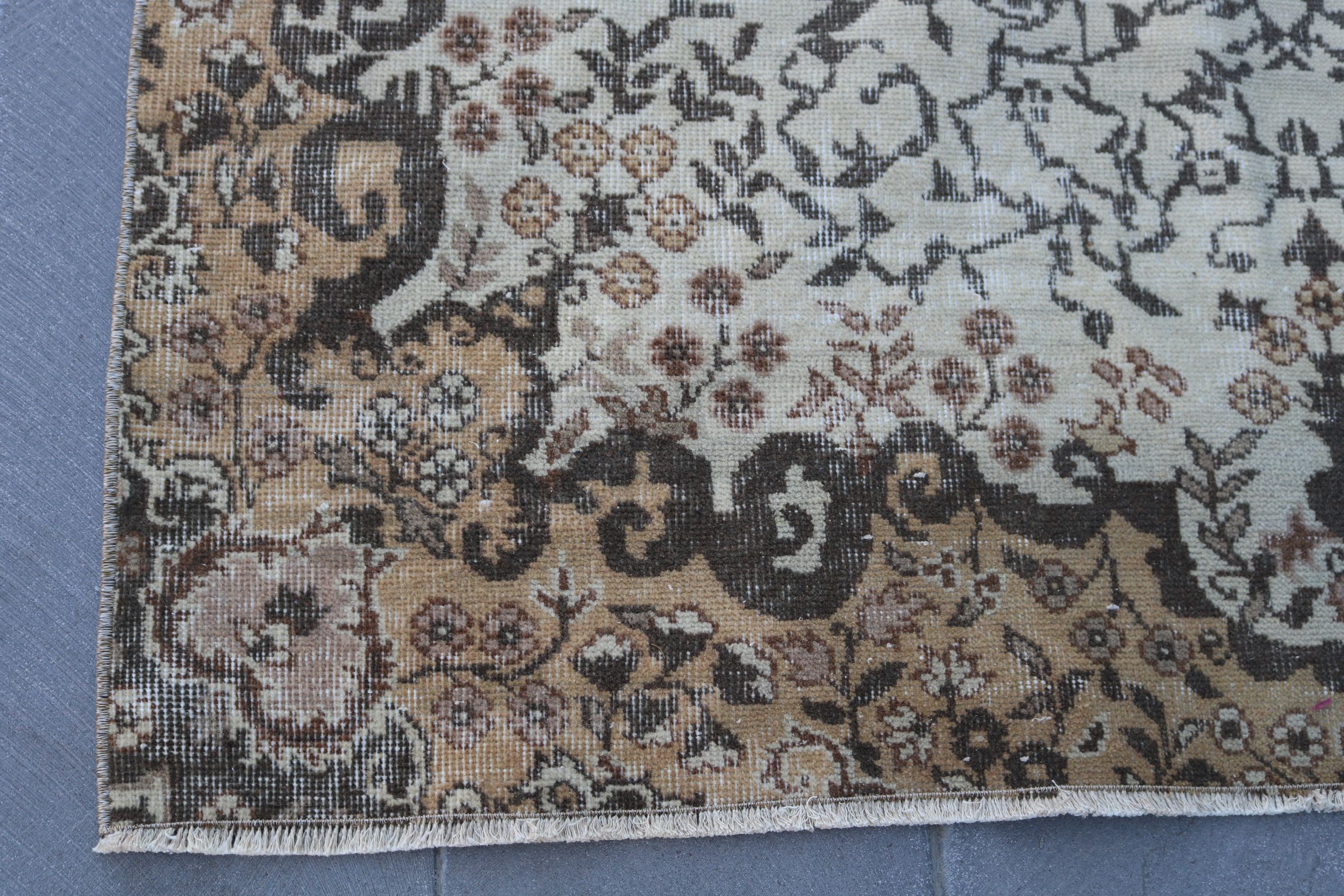 Living Room Rug, Anatolian Rugs, Salon Rug, Vintage Rugs, Turkish Rug, Rugs for Bedroom, 5.3x9 ft Large Rugs, Antique Rug, Pale Rugs