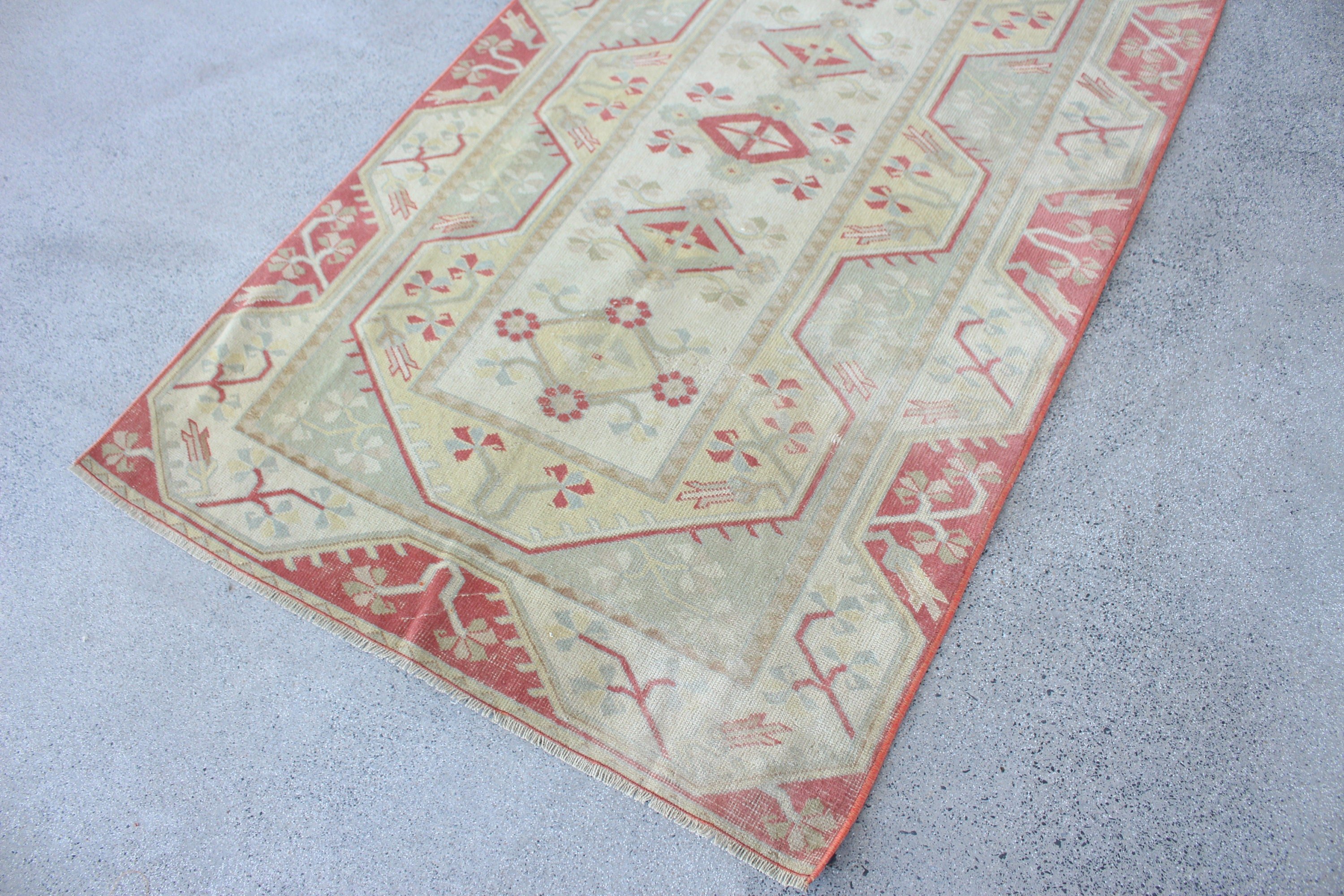 Rugs for Kitchen, Floor Rug, Nursery Rugs, Green Floor Rug, 3.6x6 ft Accent Rug, Kitchen Rug, Oriental Rugs, Vintage Rugs, Turkish Rug