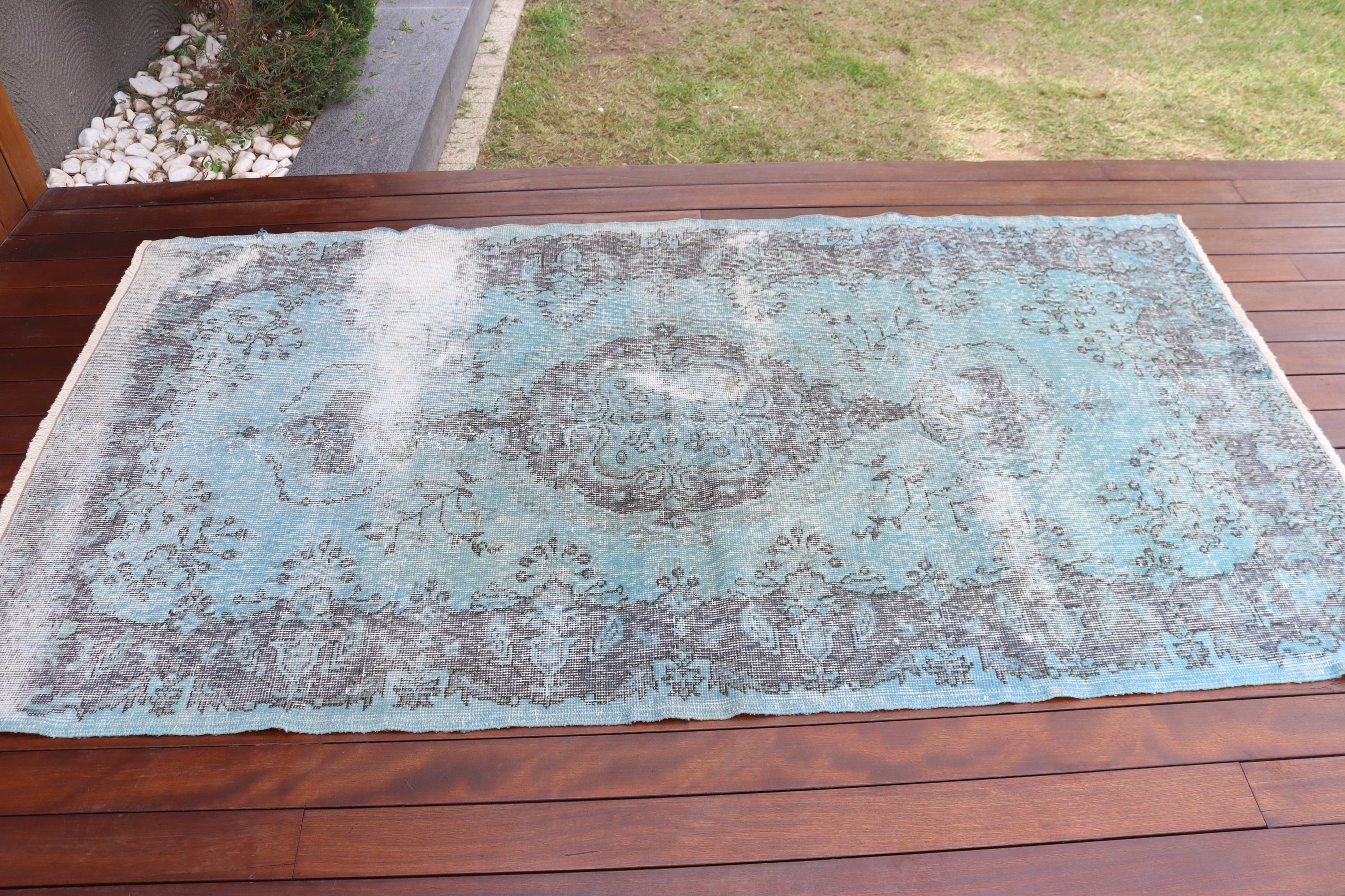 Çocuk Odası Halıları, Oturma Odası Halısı, Yeşil Anadolu Halısı, Yer Halıları, 3,7x7 ft Alan Halısı, Soğuk Halı, Vintage Halı, Anadolu Halıları, Türk Halıları