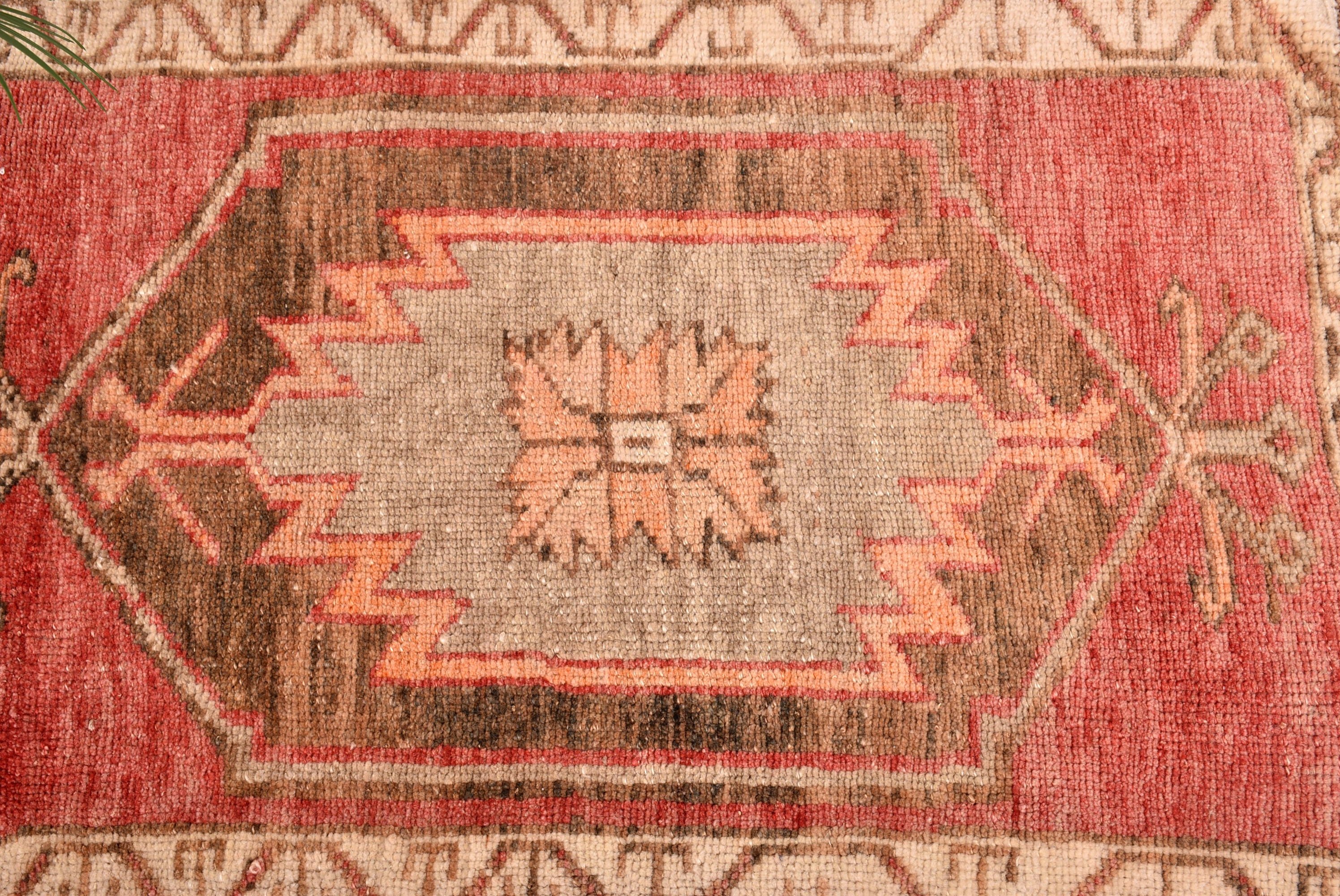 Antika Halılar, Türk Halıları, Giriş Halısı, Küçük Vintage Halılar, Yeşil Açıklama Halıları, Geometrik Halılar, 1.9x3.1 ft Küçük Halılar, Vintage Halılar