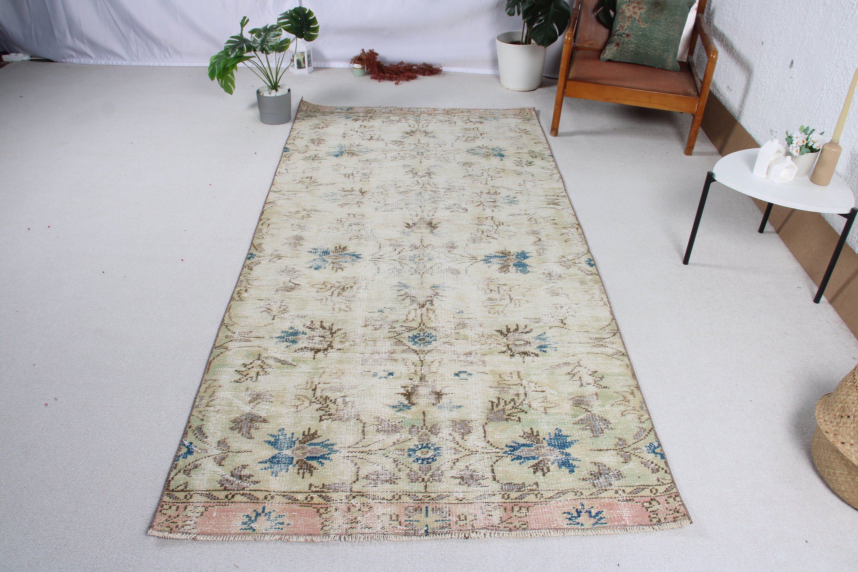 Rugs for Floor, Boho Area Rugs, Turkish Rugs, Green Cool Rugs, 3.9x8.3 ft Area Rug, Cool Rugs, Handwoven Rug, Floor Rugs, Vintage Rug