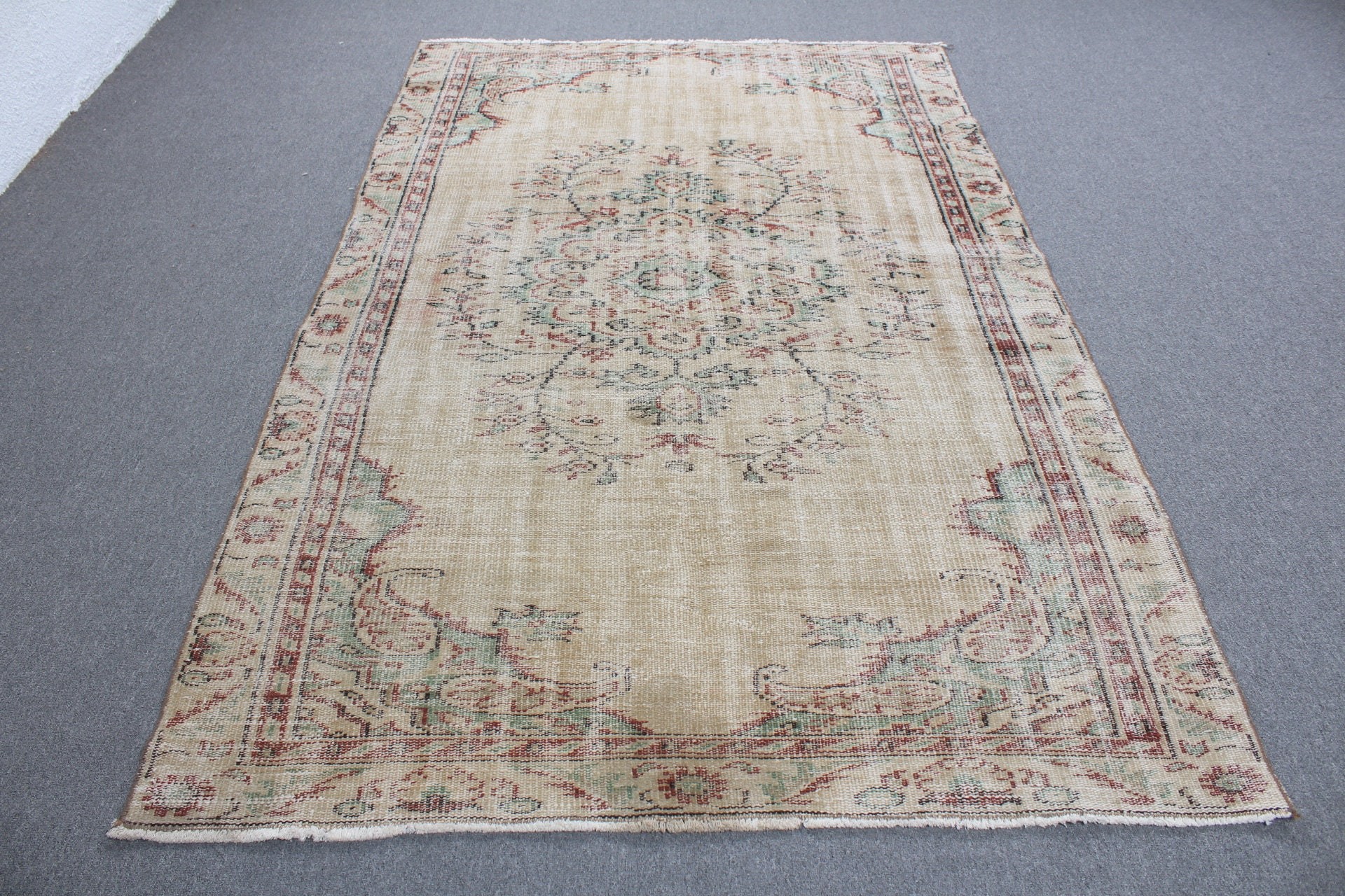 Siyah Mutfak Halısı, Vintage Halılar, Antika Halı, Yemek Odası Halısı, Salon Halısı, Yatak Odası Halıları, Türk Halısı, 5x8.1 ft Büyük Halı