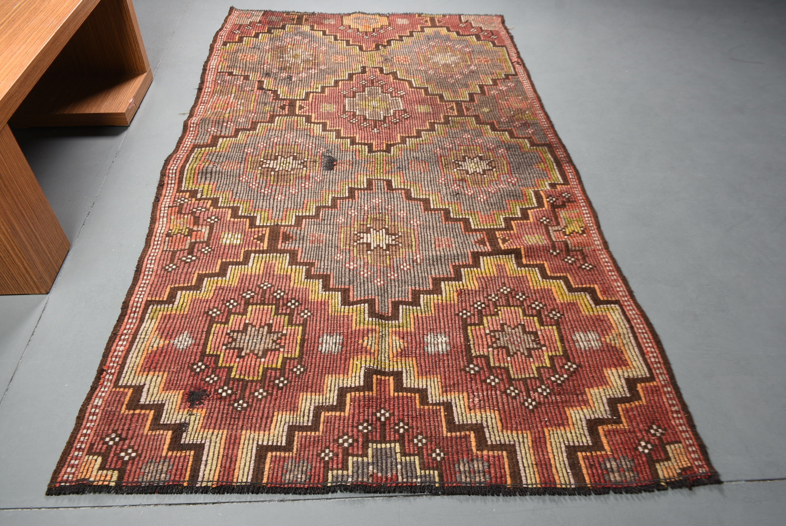 Türk Halıları, Yemek Odası Halısı, Oturma Odası Halısı, Gri Yatak Odası Halısı, Kilim, Oryantal Halılar, 4.9x8.3 ft Büyük Halı, Yatak Odası Halısı, Vintage Halılar