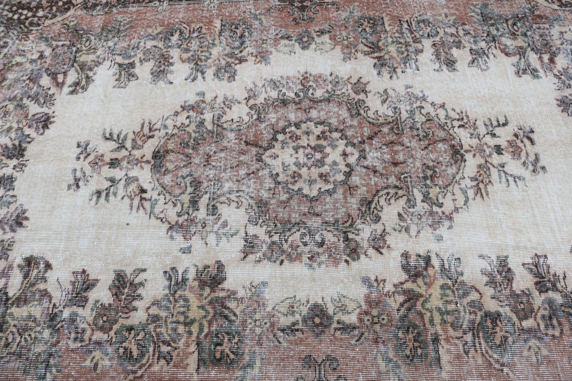 Türk Halısı, Vintage Halılar, Salon Halısı, Yemek Odası Halıları, Açıklama Halıları, Oryantal Halı, 5.7x8.4 ft Büyük Halılar, Boho Halıları, Kahverengi Yatak Odası Halısı