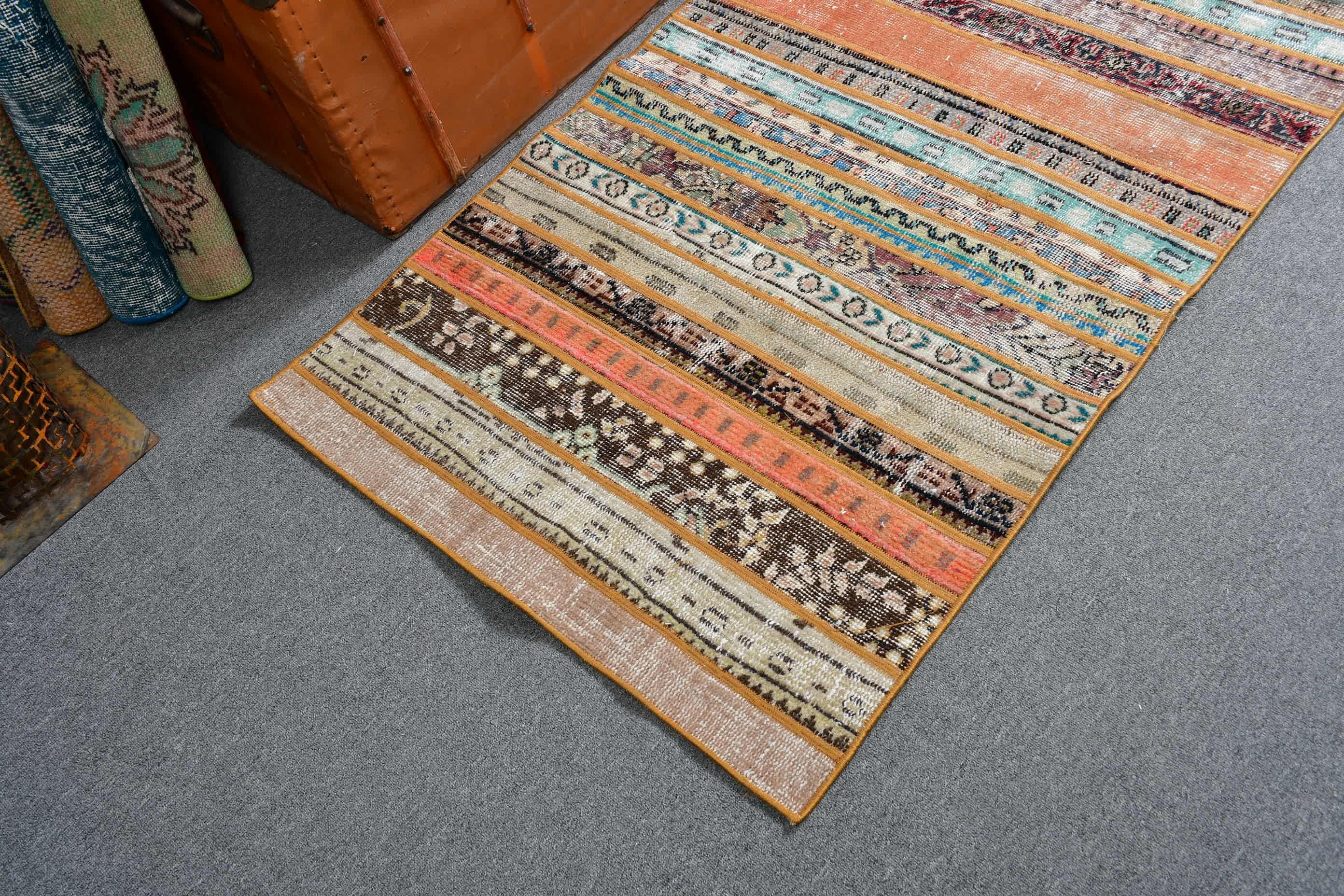 Rugs for Entry, Oushak Rug, Kitchen Rugs, Vintage Decor Rug, Moroccan Rugs, Vintage Rug, Turkish Rugs, Bedroom Rug, 3x5.1 ft Accent Rug