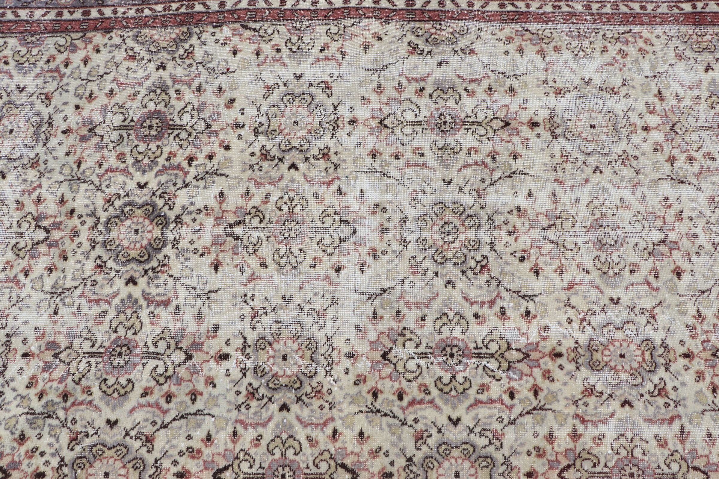 Beige Anatolian Rug, Custom Rugs, Salon Rug, Oriental Rugs, Vintage Rug, Home Decor Rug, Turkish Rug, Bedroom Rug, 5.9x9.7 ft Large Rugs