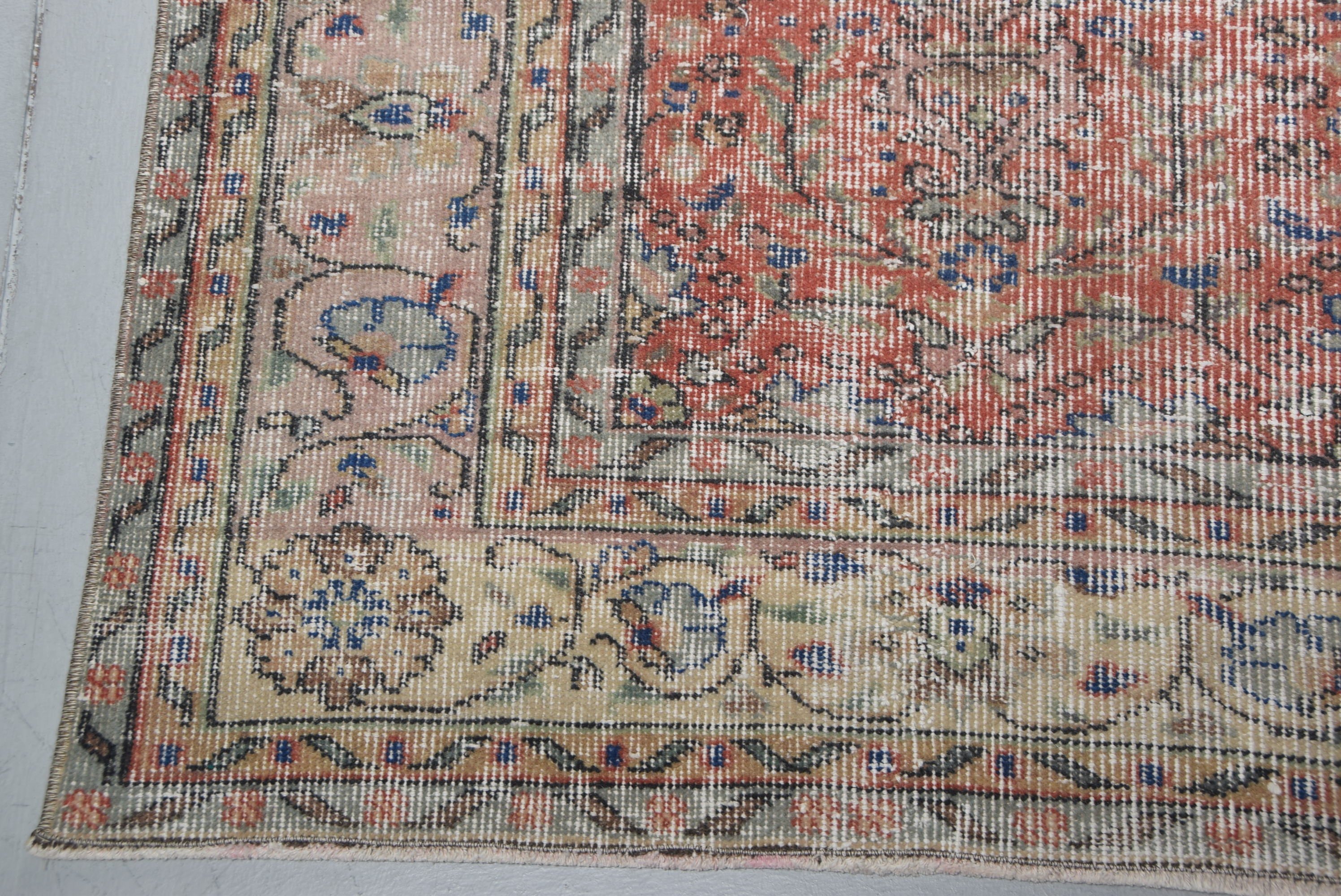 Oturma Odası Halısı, Türk Halıları, Fas Halısı, Kırmızı Mutfak Halıları, Yemek Odası Halısı, Vintage Halı, Anadolu Halıları, 6.4x10.2 ft Büyük Halılar